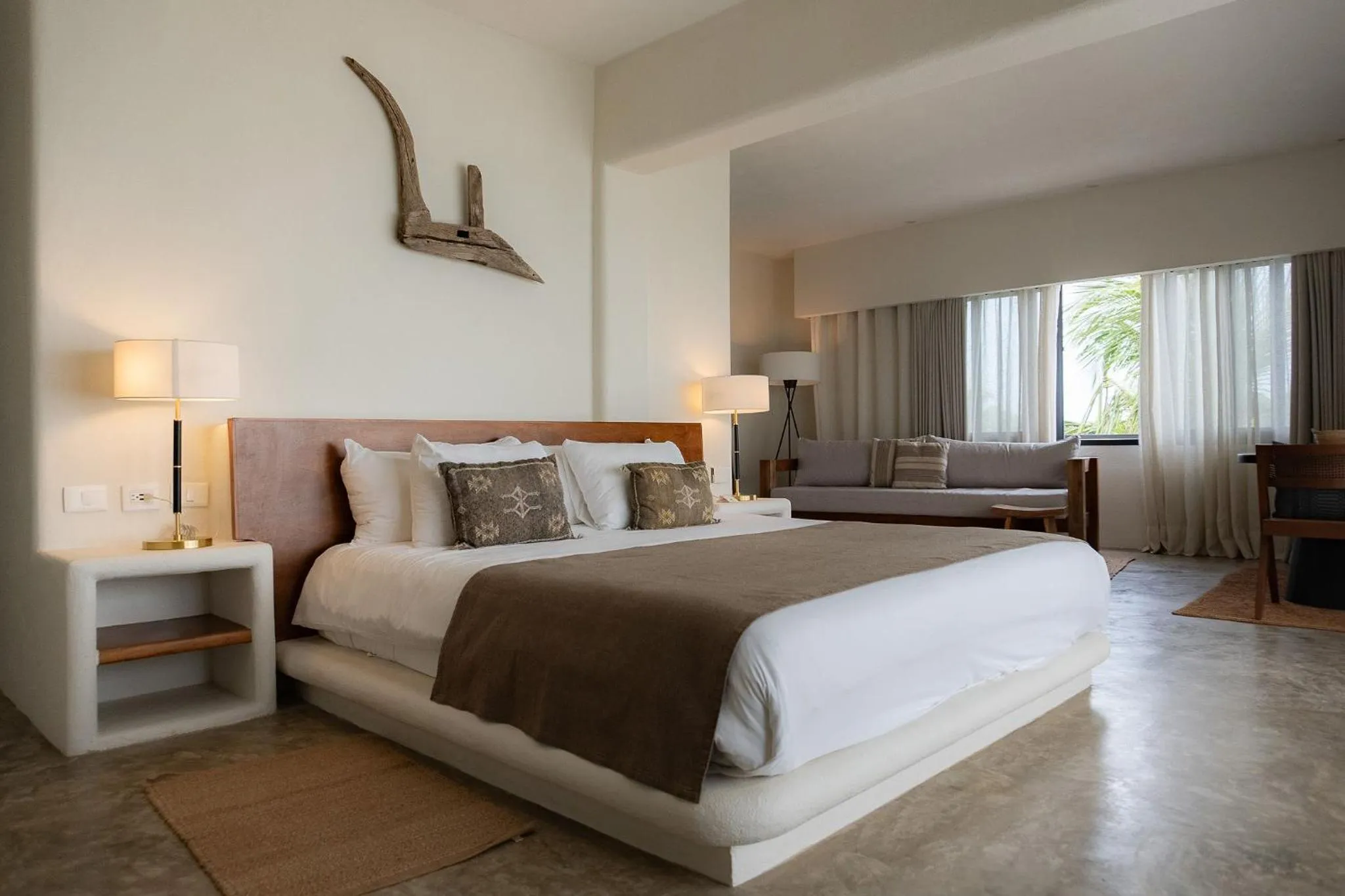 Bed in Chiringuito Tulum