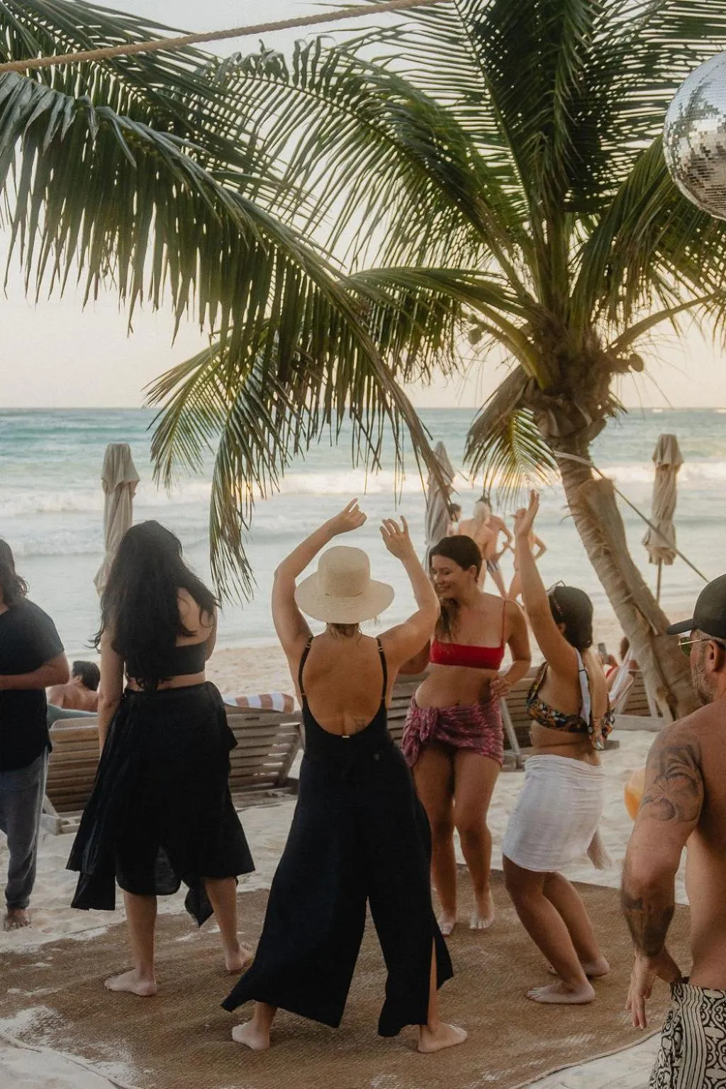 People in Chiringuito Tulum