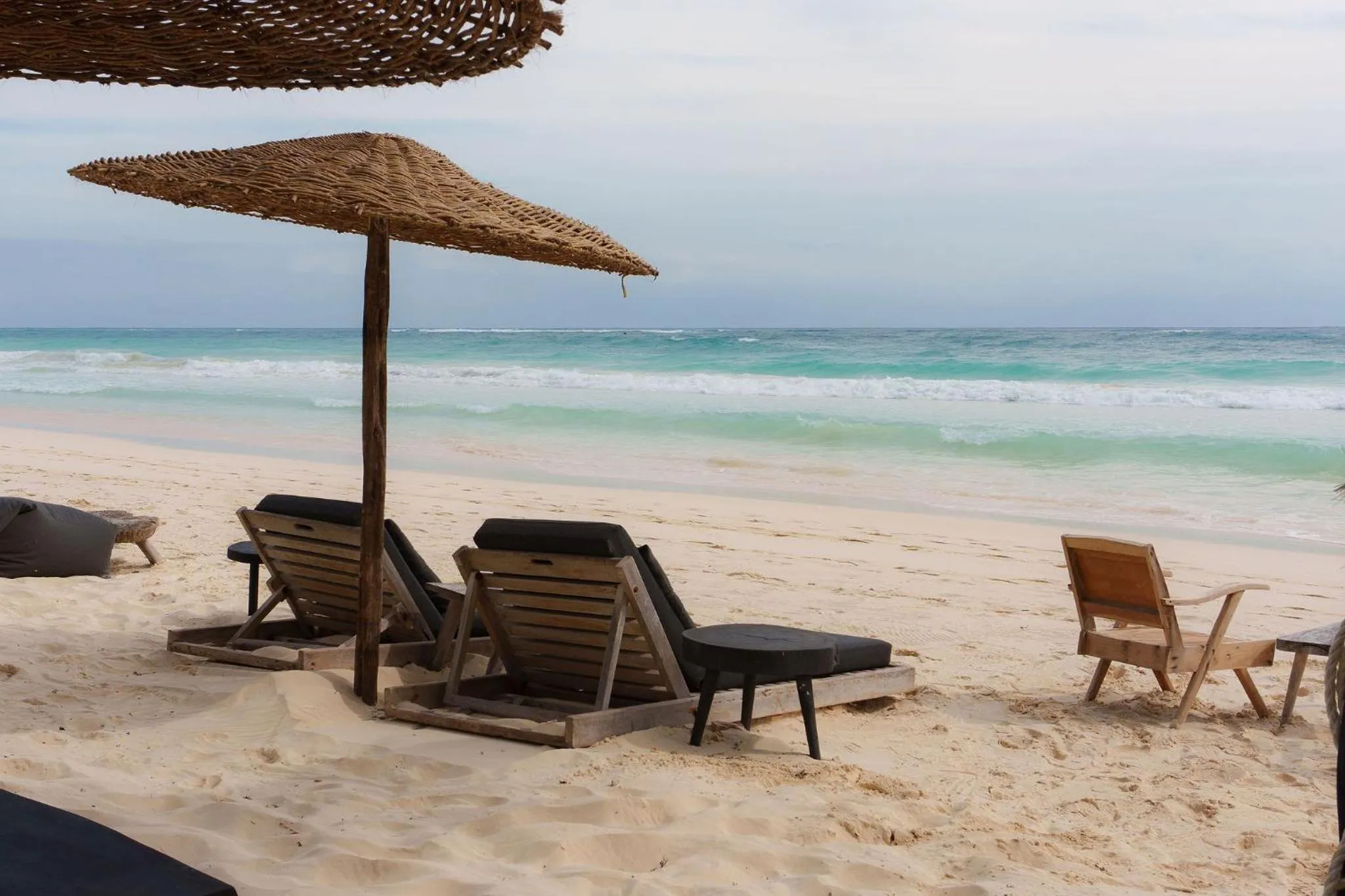 Beach in Chiringuito Tulum