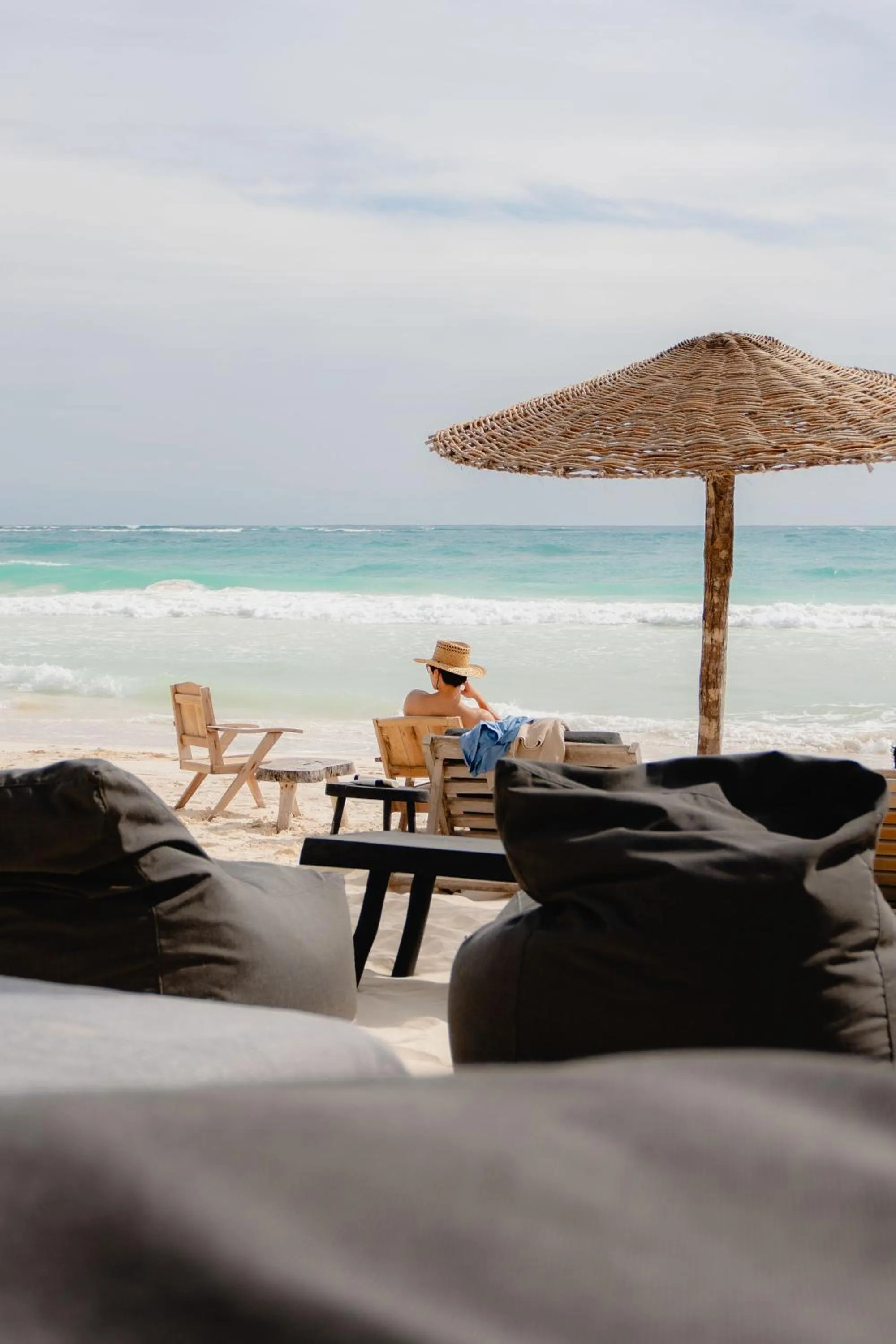 Beach in Chiringuito Tulum