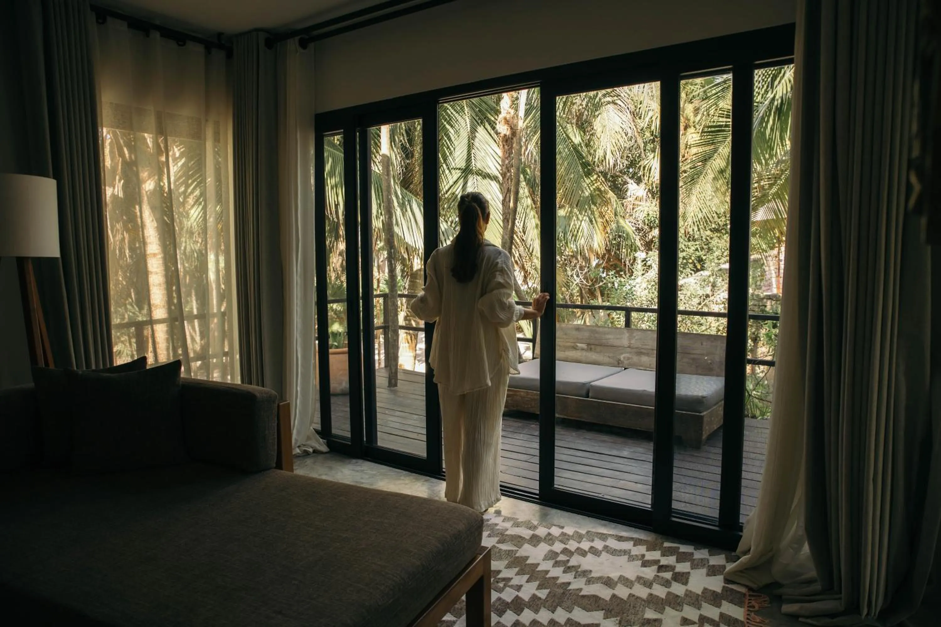 Garden view, Bed in Chiringuito Tulum