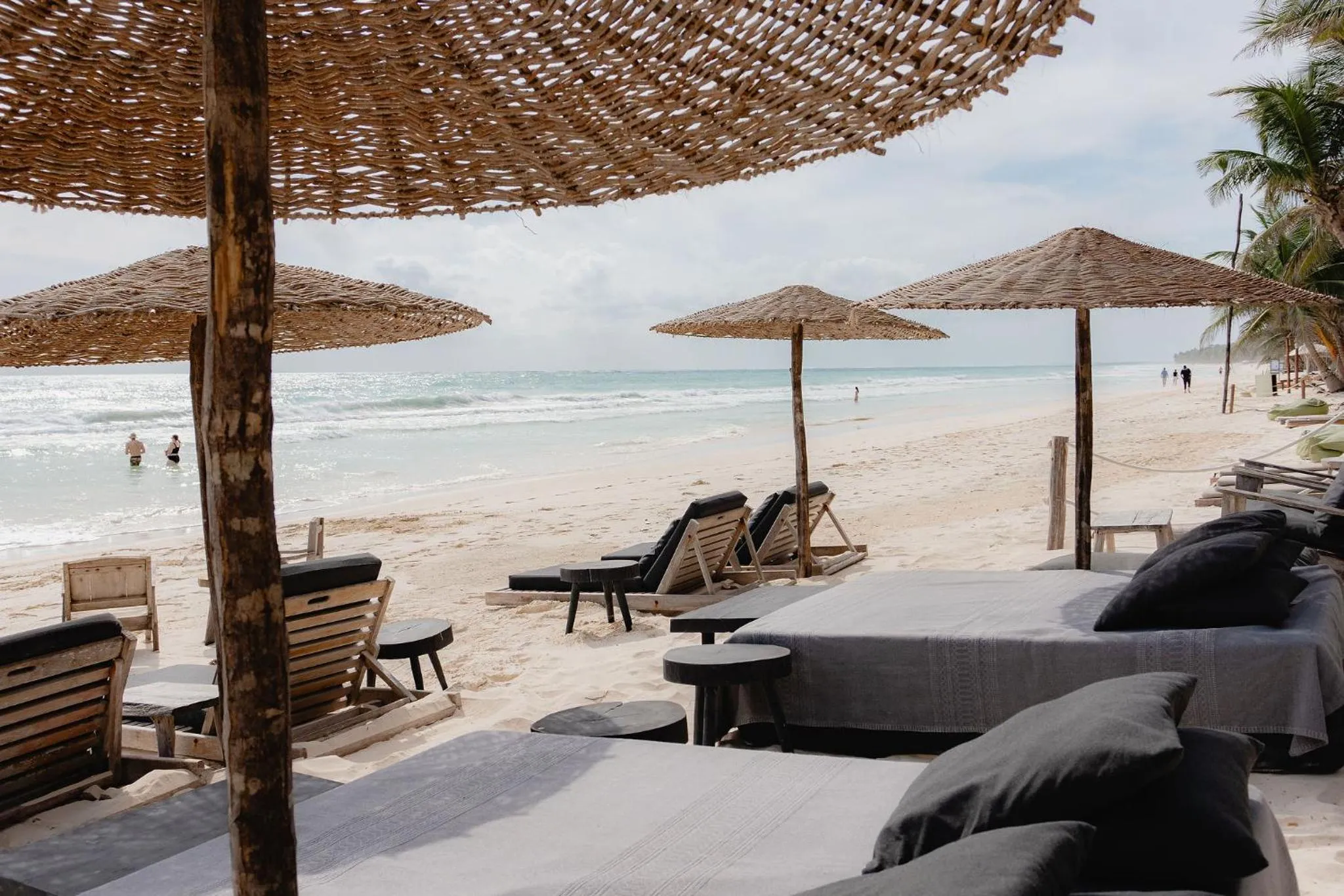 Beach in Chiringuito Tulum