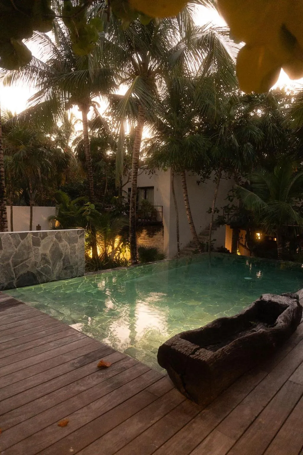 Swimming pool in Chiringuito Tulum