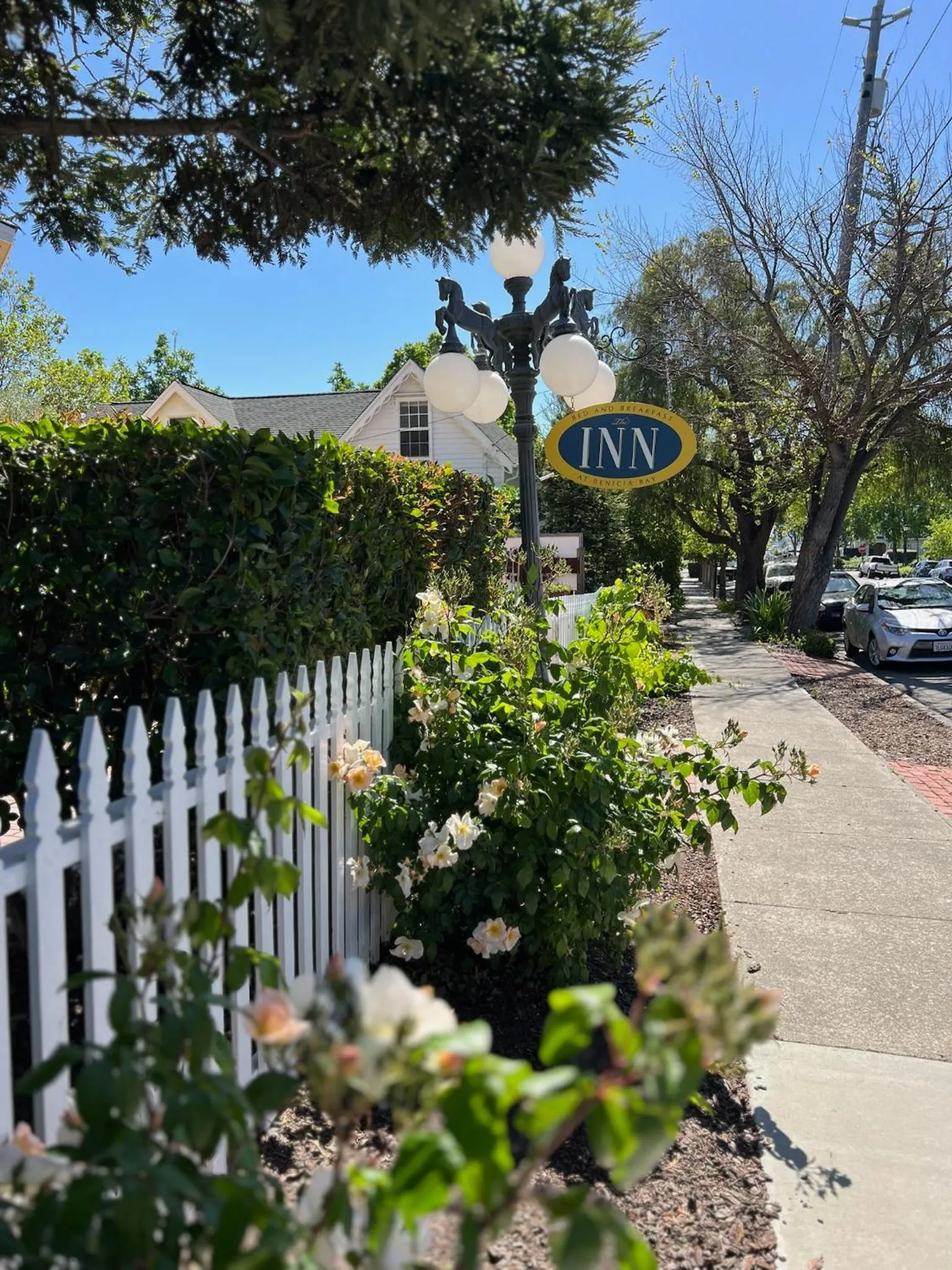 Street view in The Inn at Benicia Bay