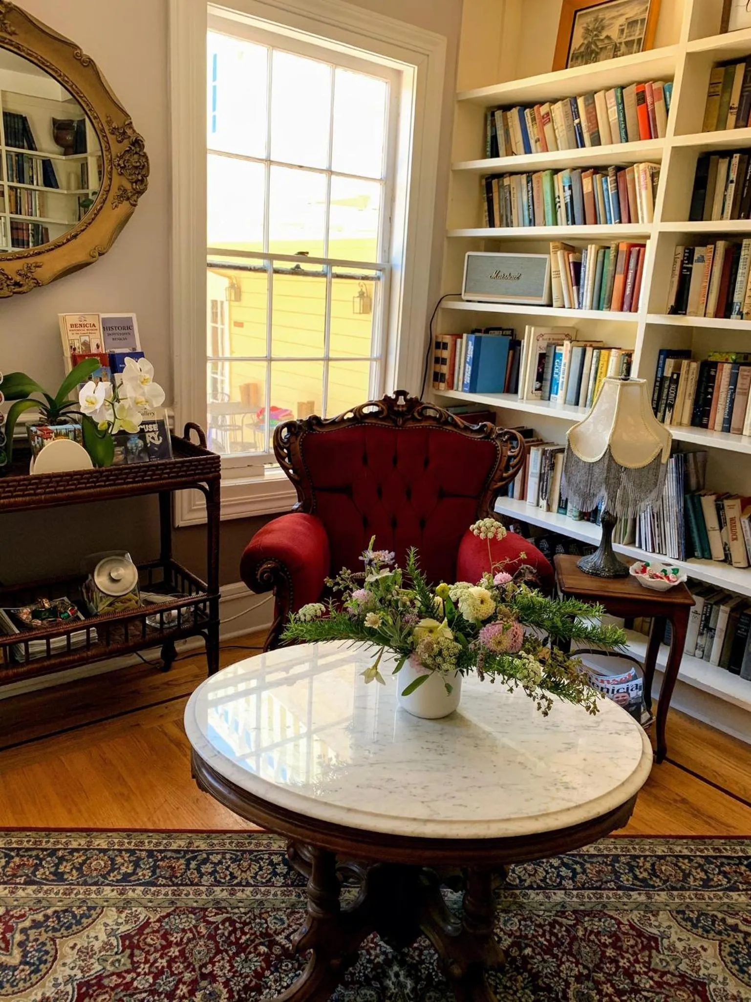 Library in The Inn at Benicia Bay