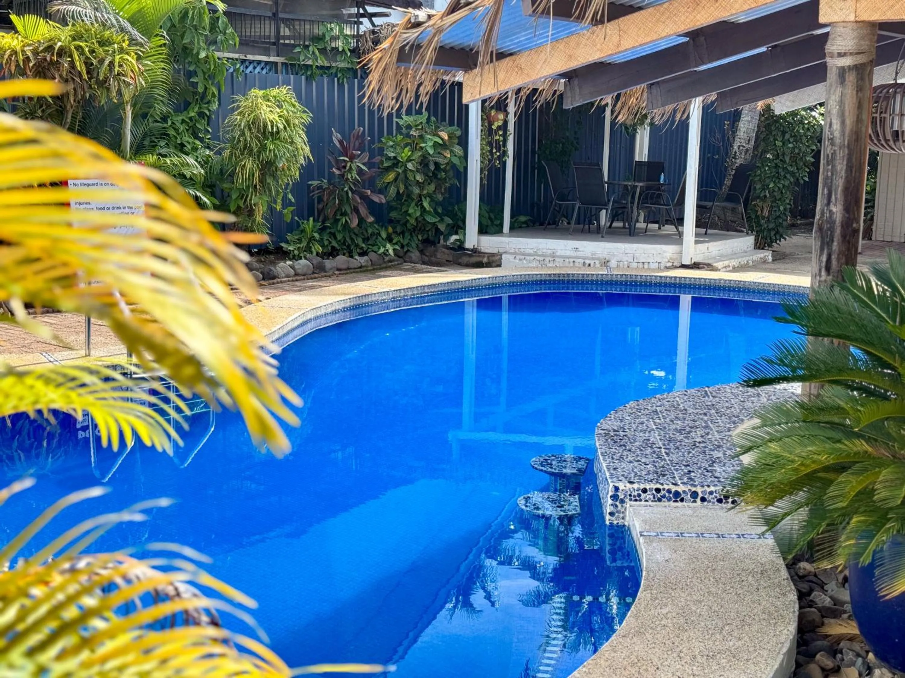 Swimming pool in Bua Bed & Breakfast