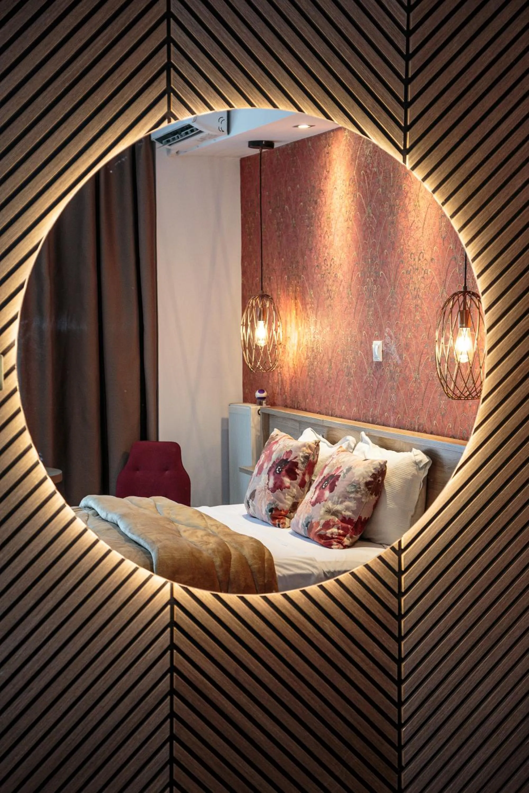 Bed in Limani Comfort Rooms