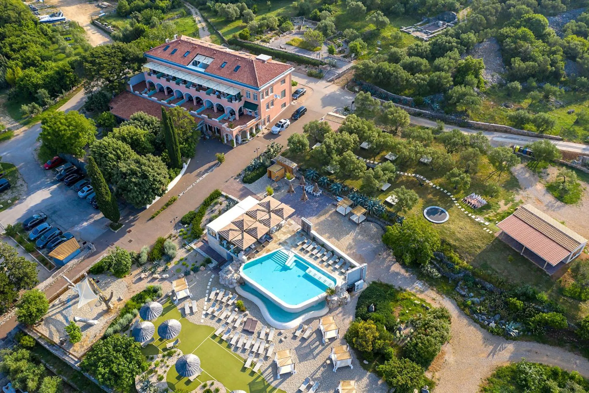 Bird's eye view in Hotel Kanajt