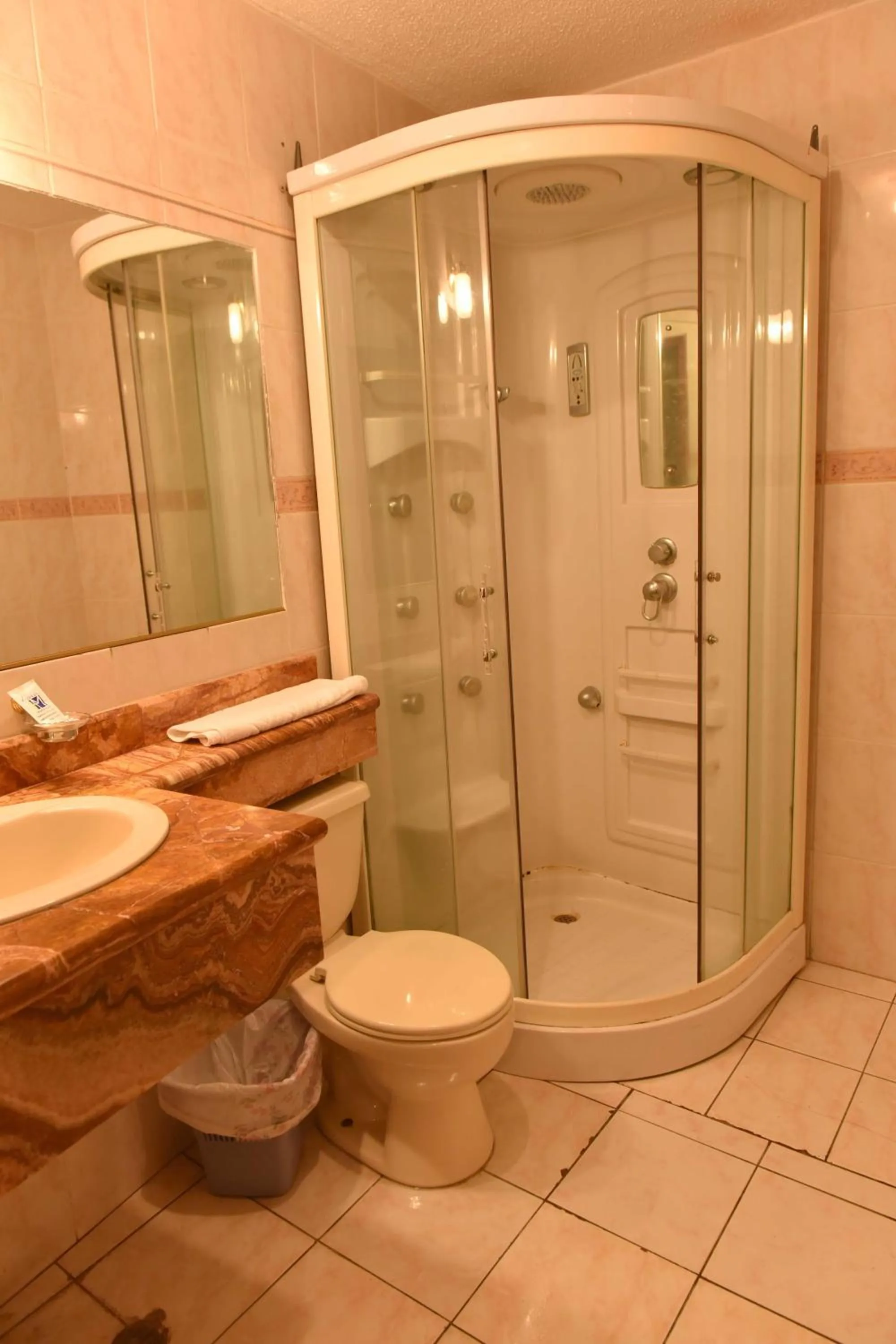 Bathroom in Hotel Makroz