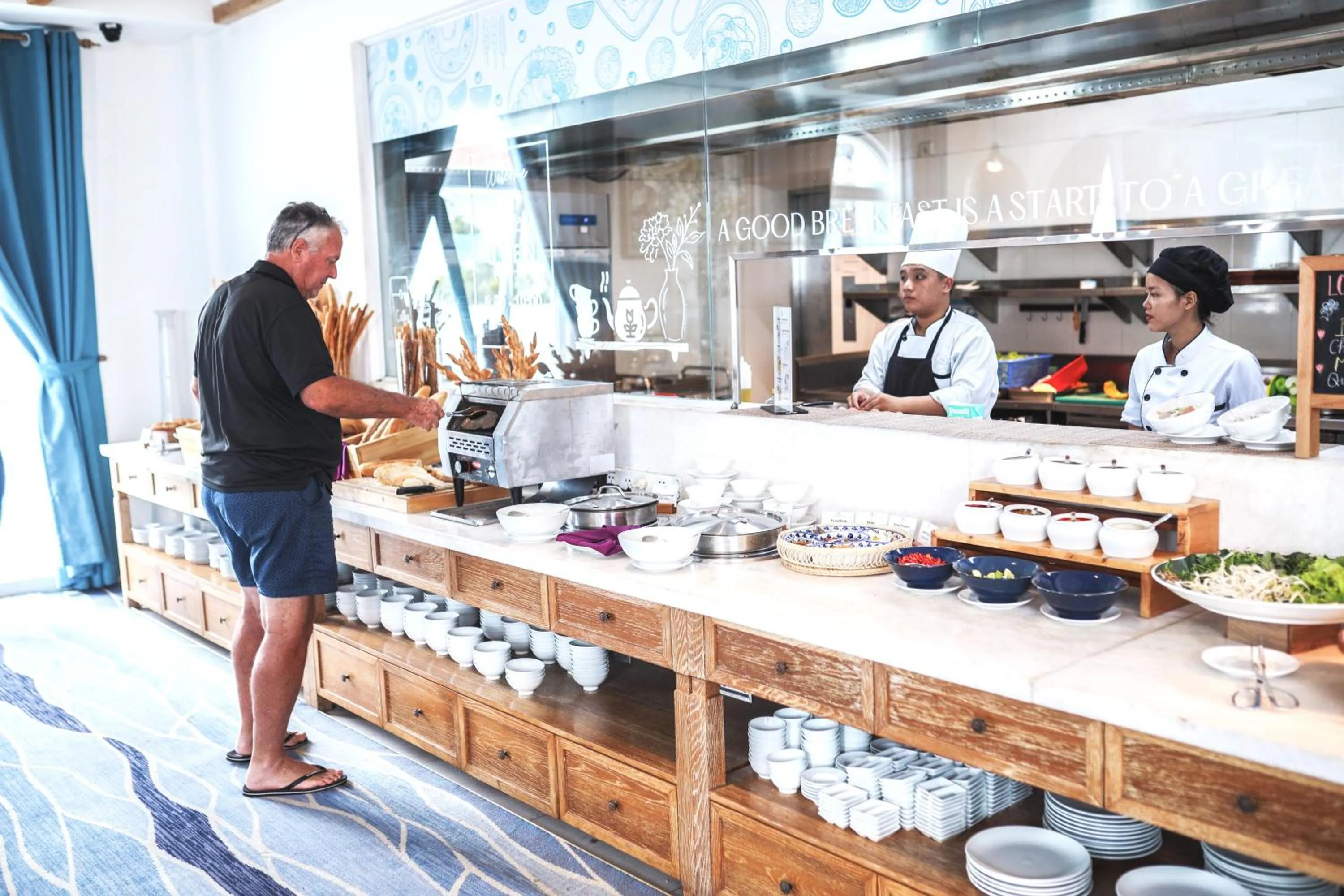 Buffet breakfast in Risemount Premier Resort Da Nang