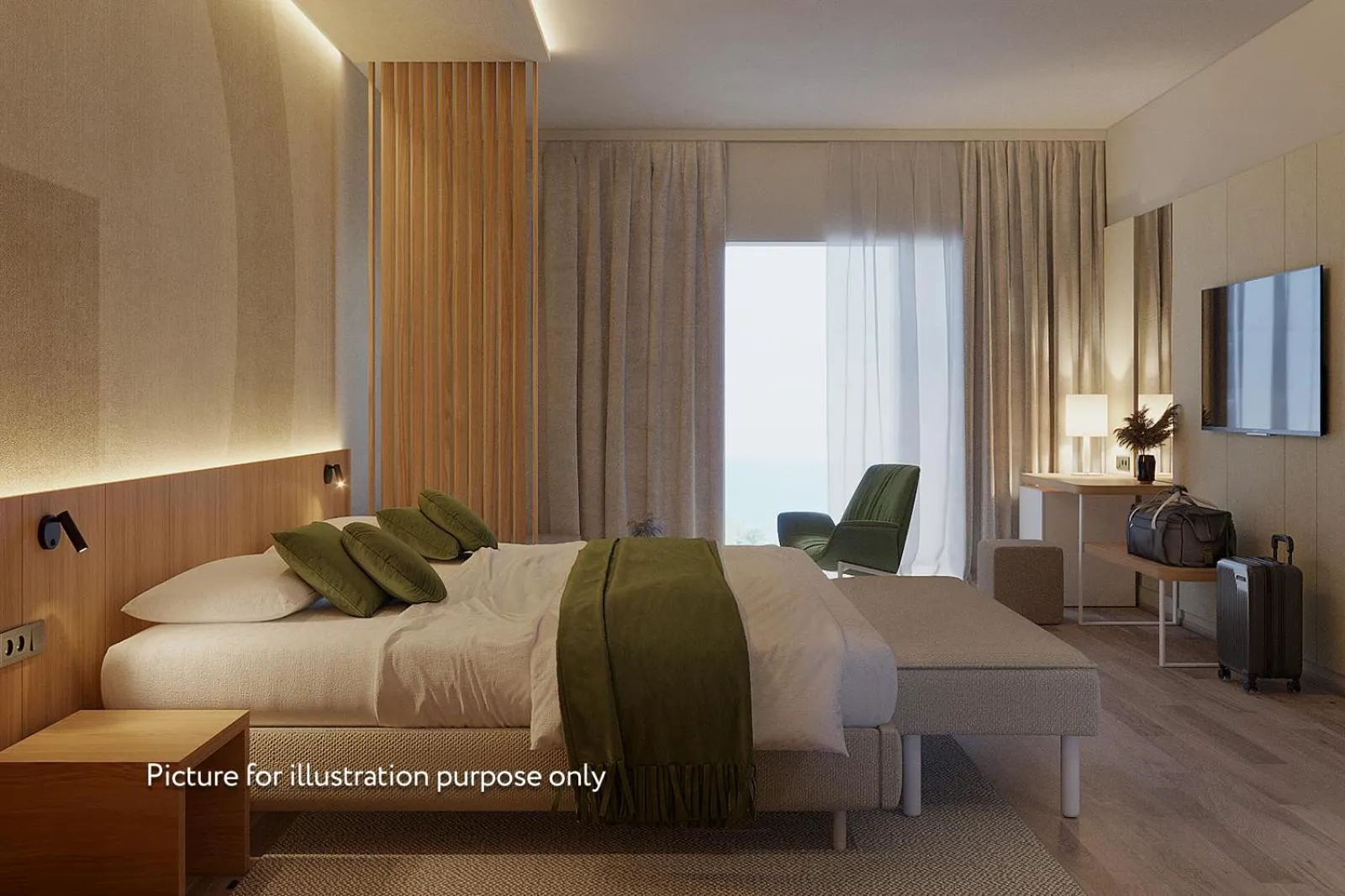 Bedroom, Bed in Hotel Garden Istra Plava Laguna