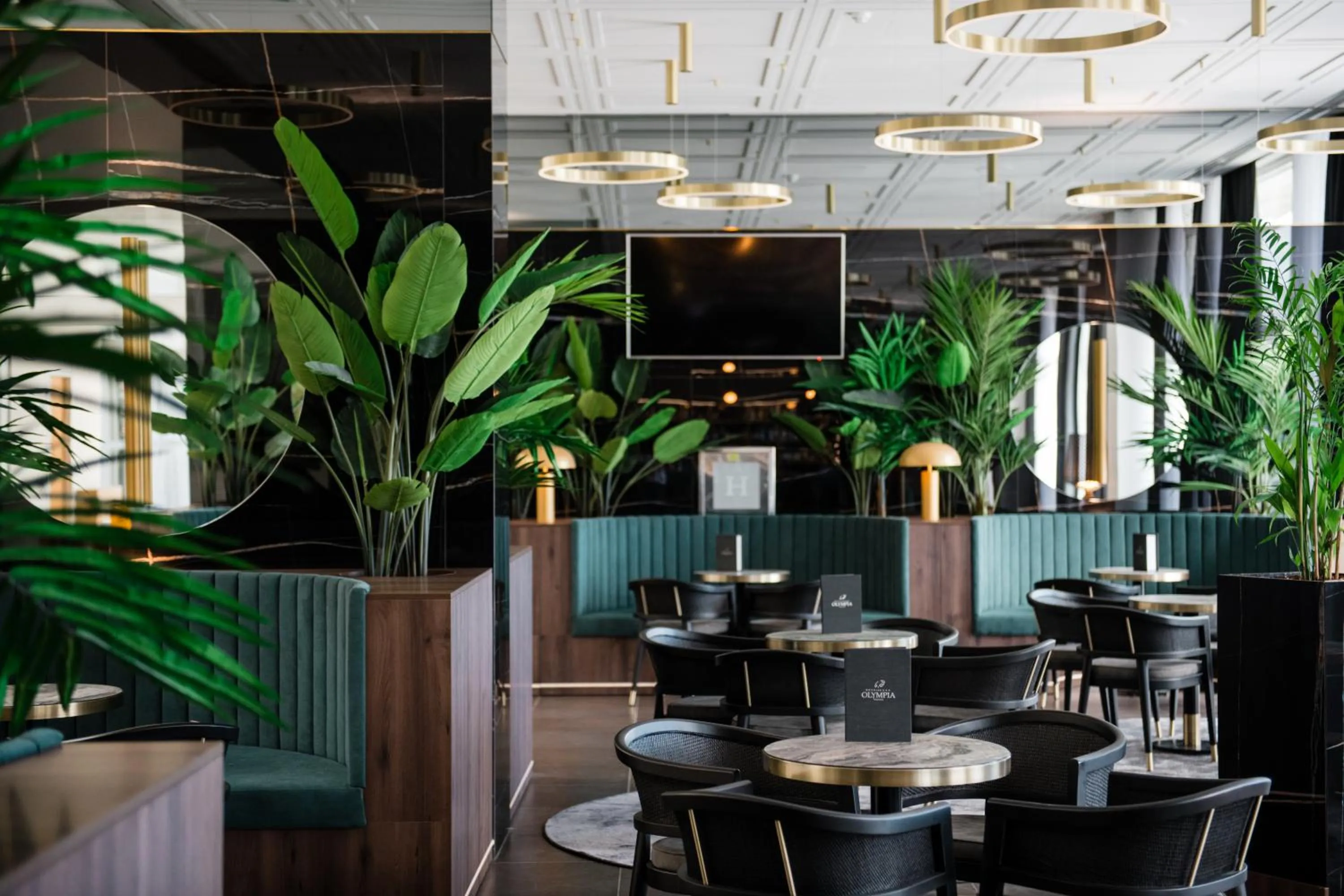 Lounge or bar in Hotel Olympia