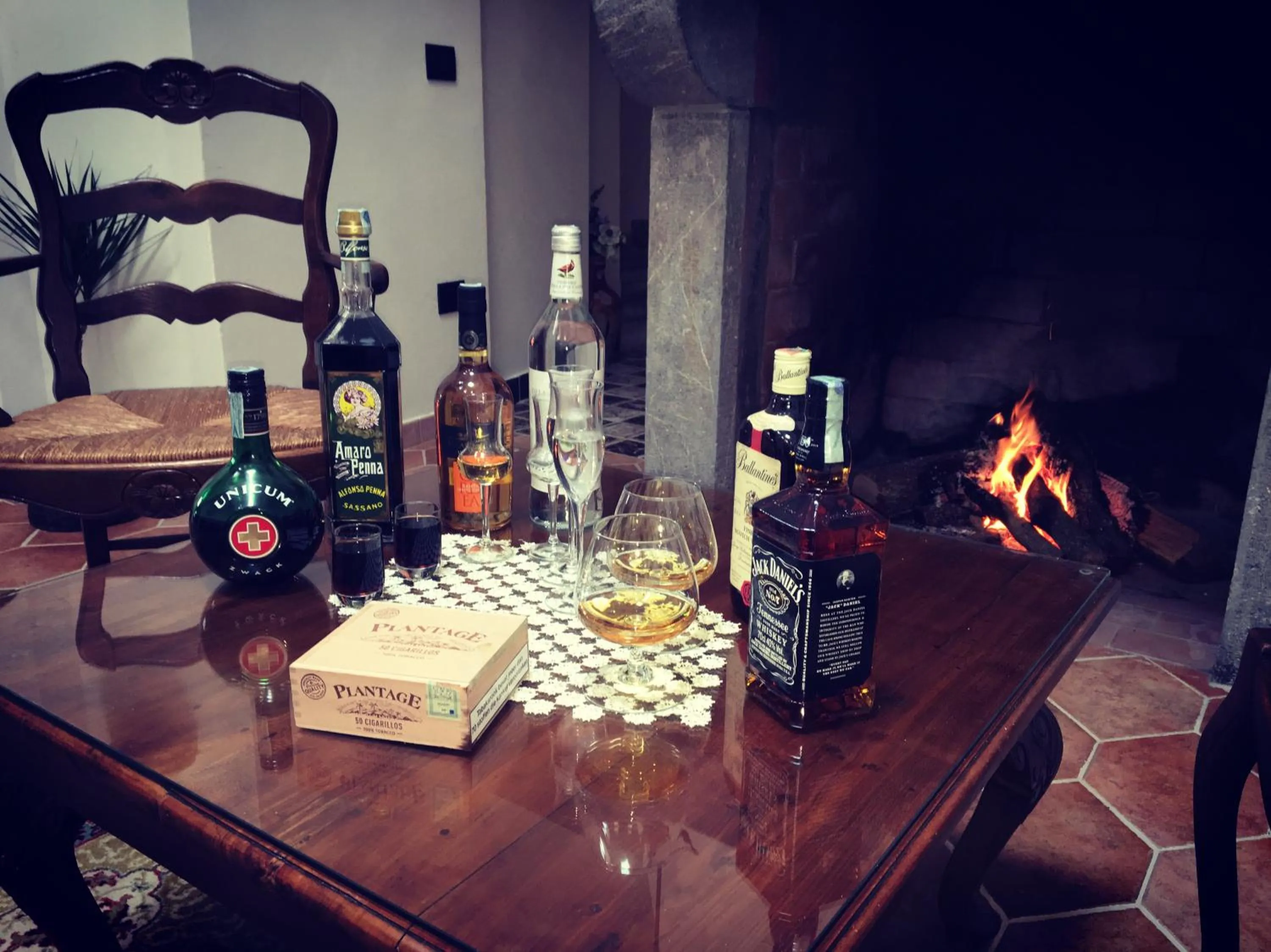 Alcoholic drinks in Palazzo Cestari Hotel