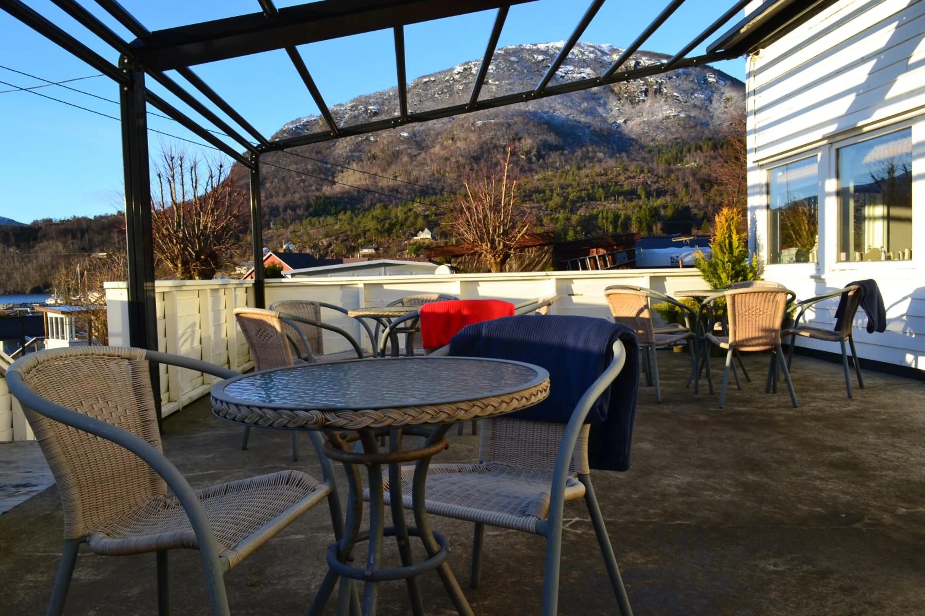 Balcony/Terrace in VIKEDAL VERTSHUS hotel