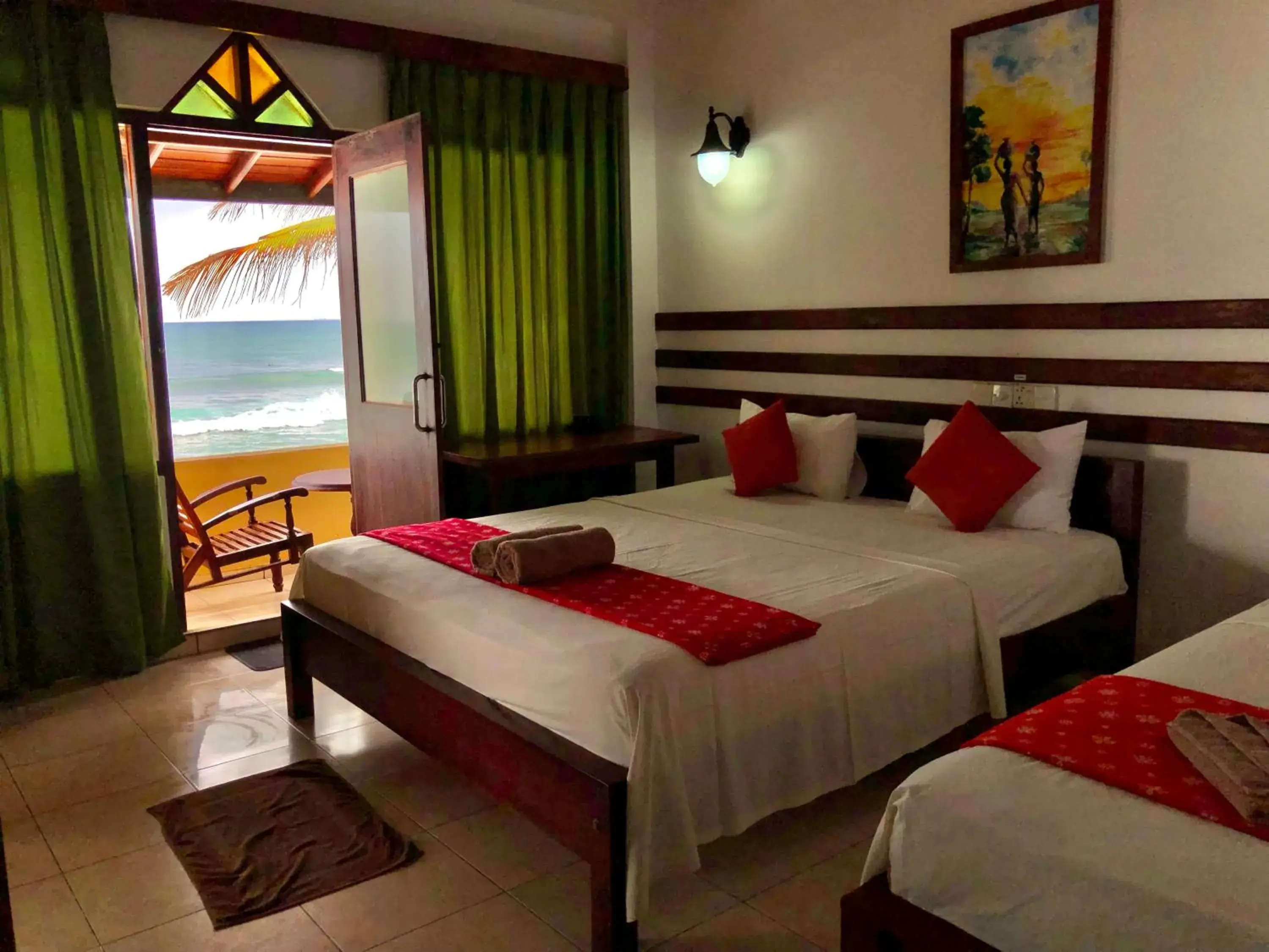 Deluxe Triple Room with Sea View - single occupancy in Drifters Hotel & Beach Restaurant Deluxe Triple Room with Sea View - single occupancy in Drifters Hotel & Beach Restaurant