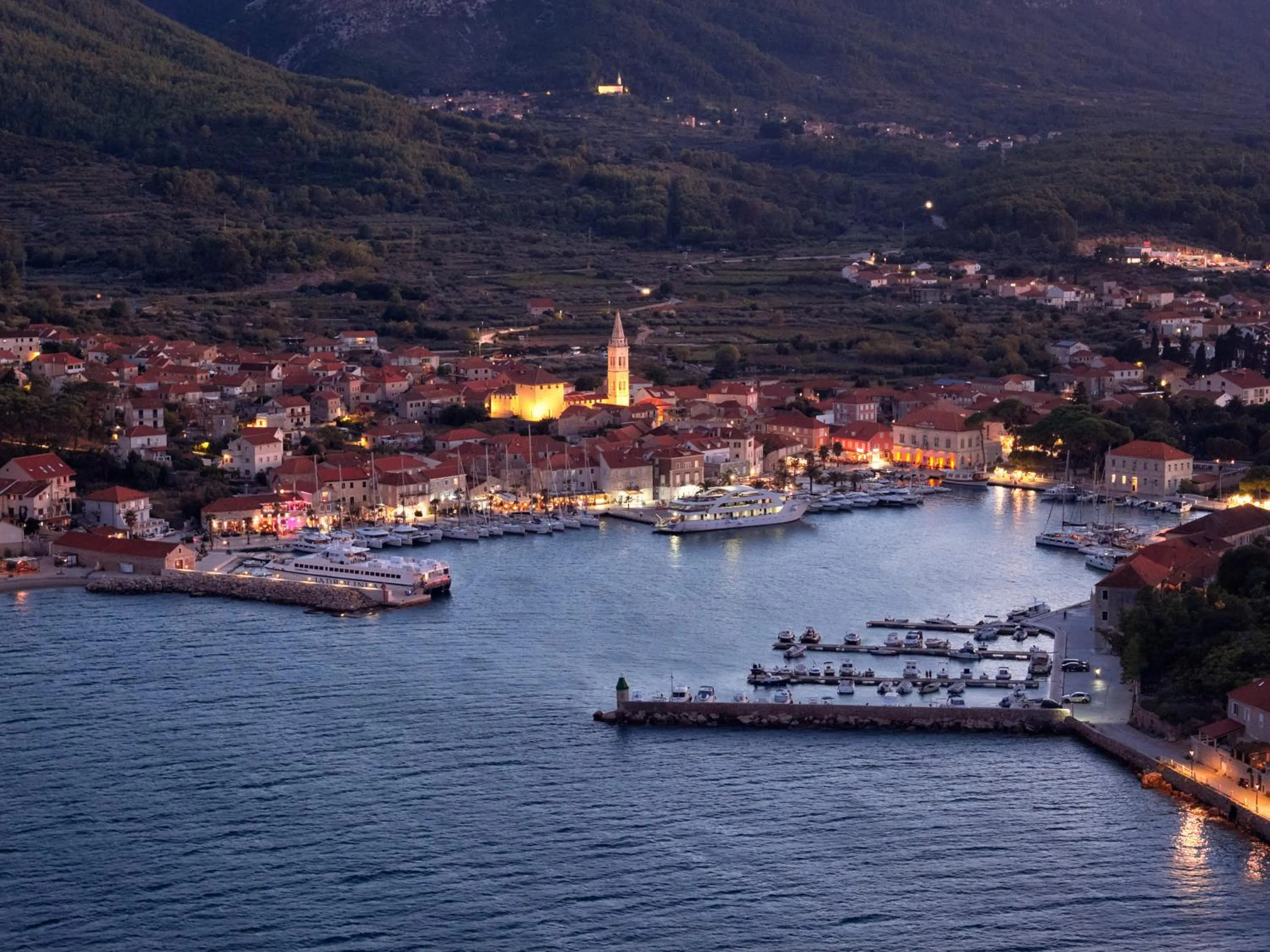 Bird's eye view in Hotel Hvar