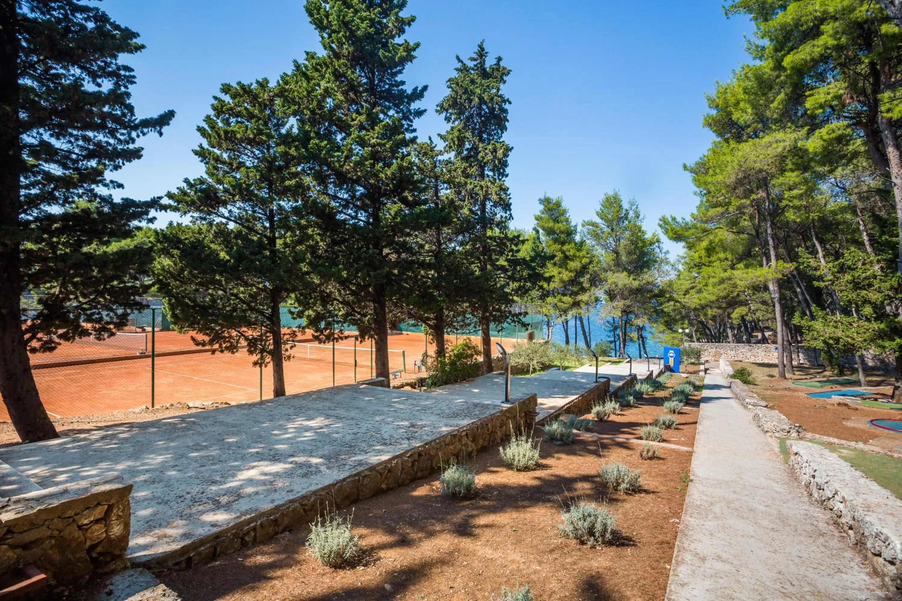 Natural landscape in Hotel Hvar