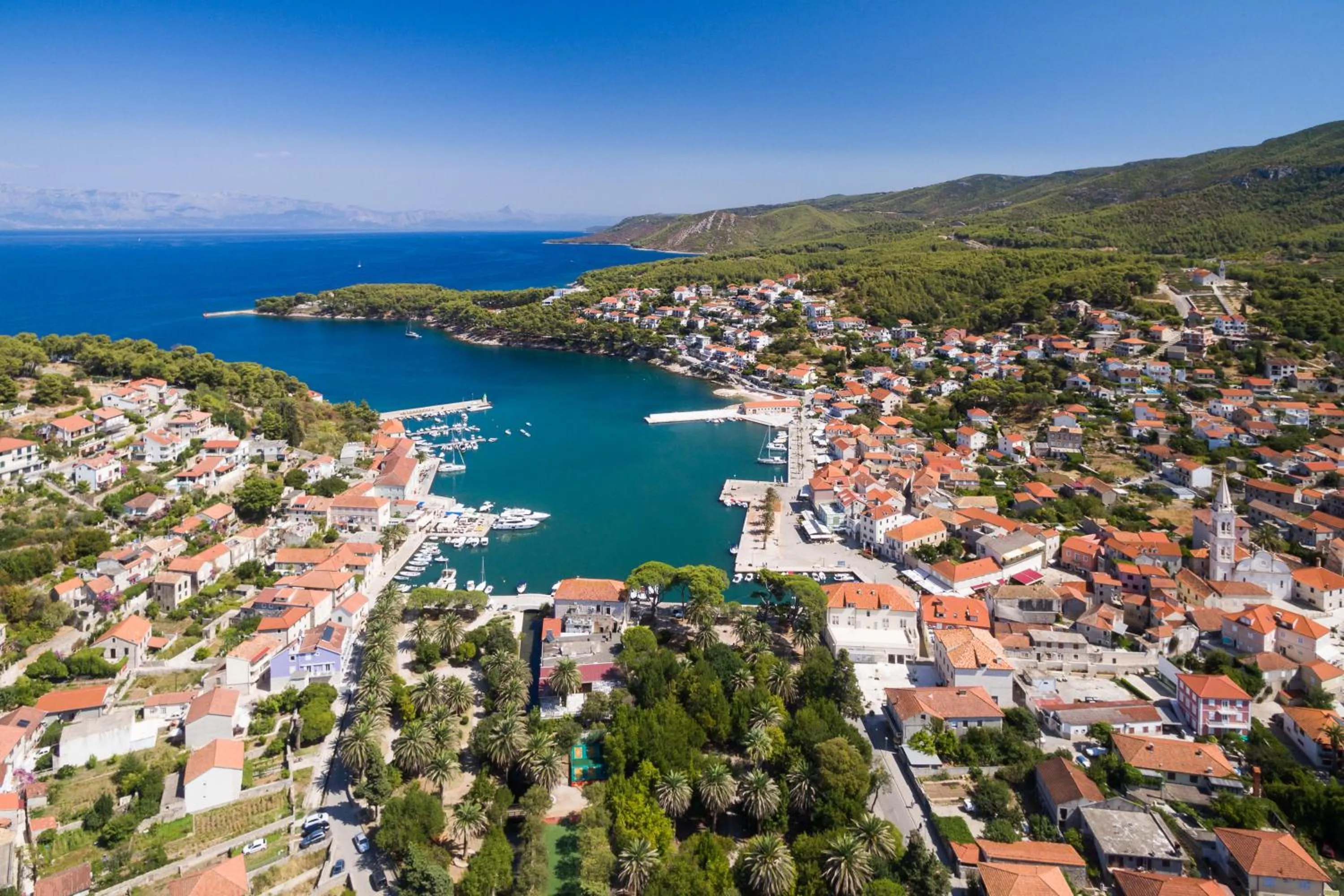 Bird's eye view in Hotel Hvar