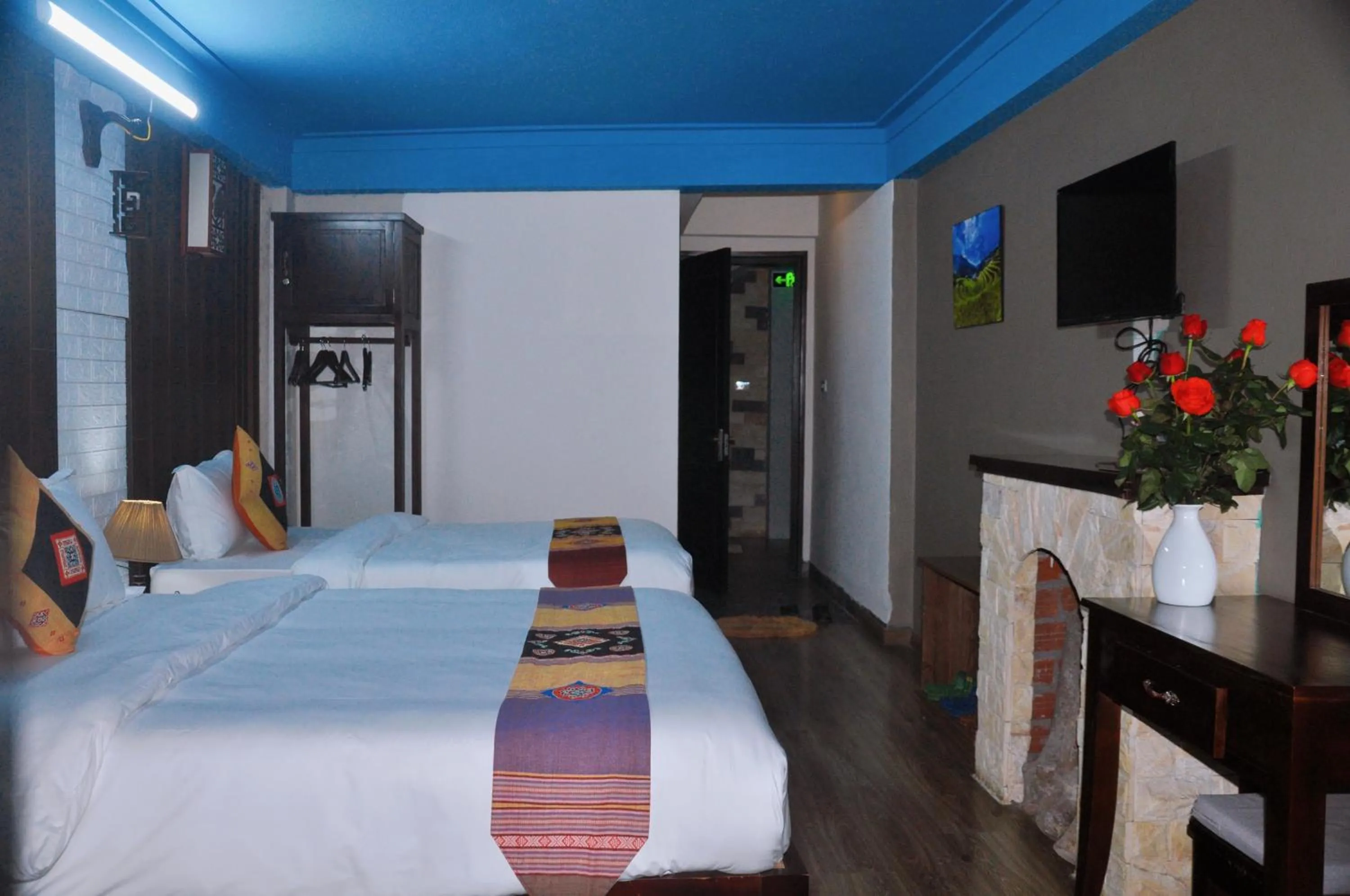 TV and multimedia, Bed in Sapa Hills Hotel