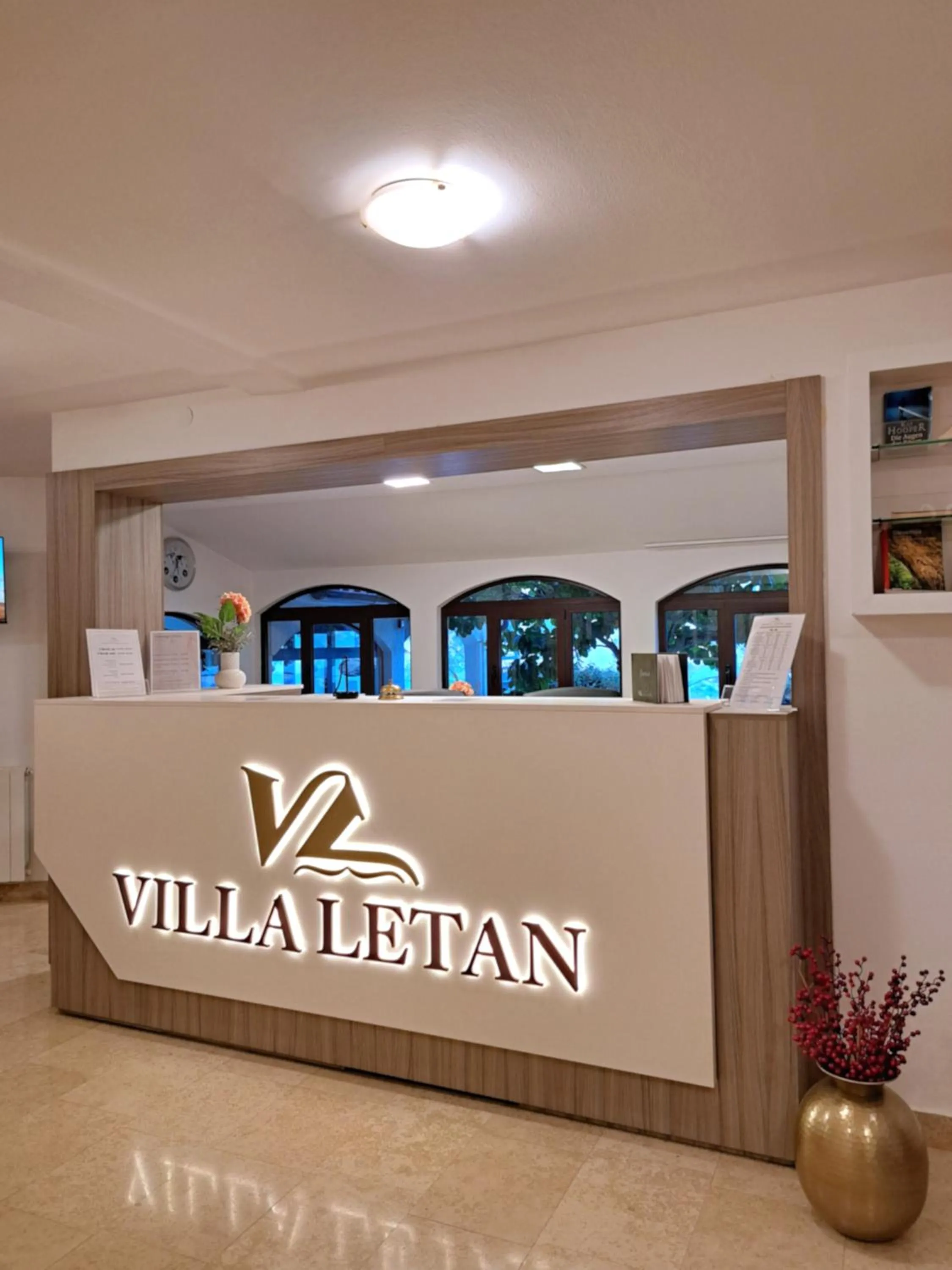 Lobby or reception in Hotel Villa Letan