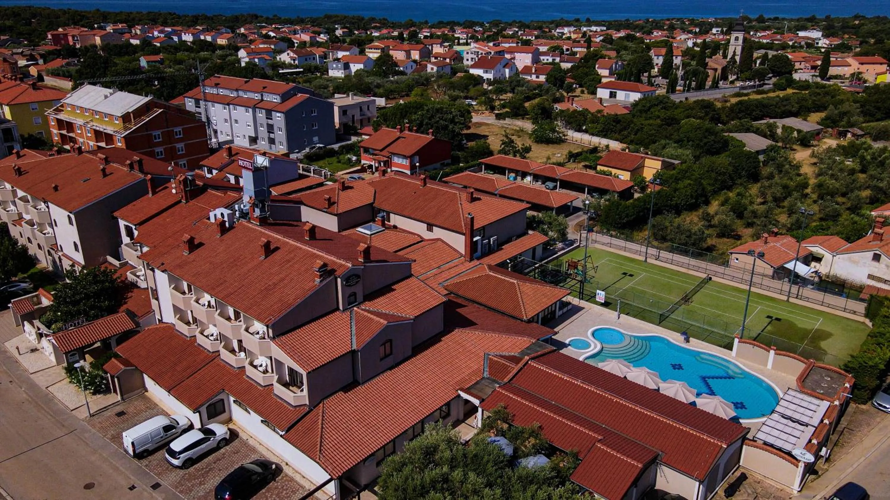 Property building in Hotel Villa Letan