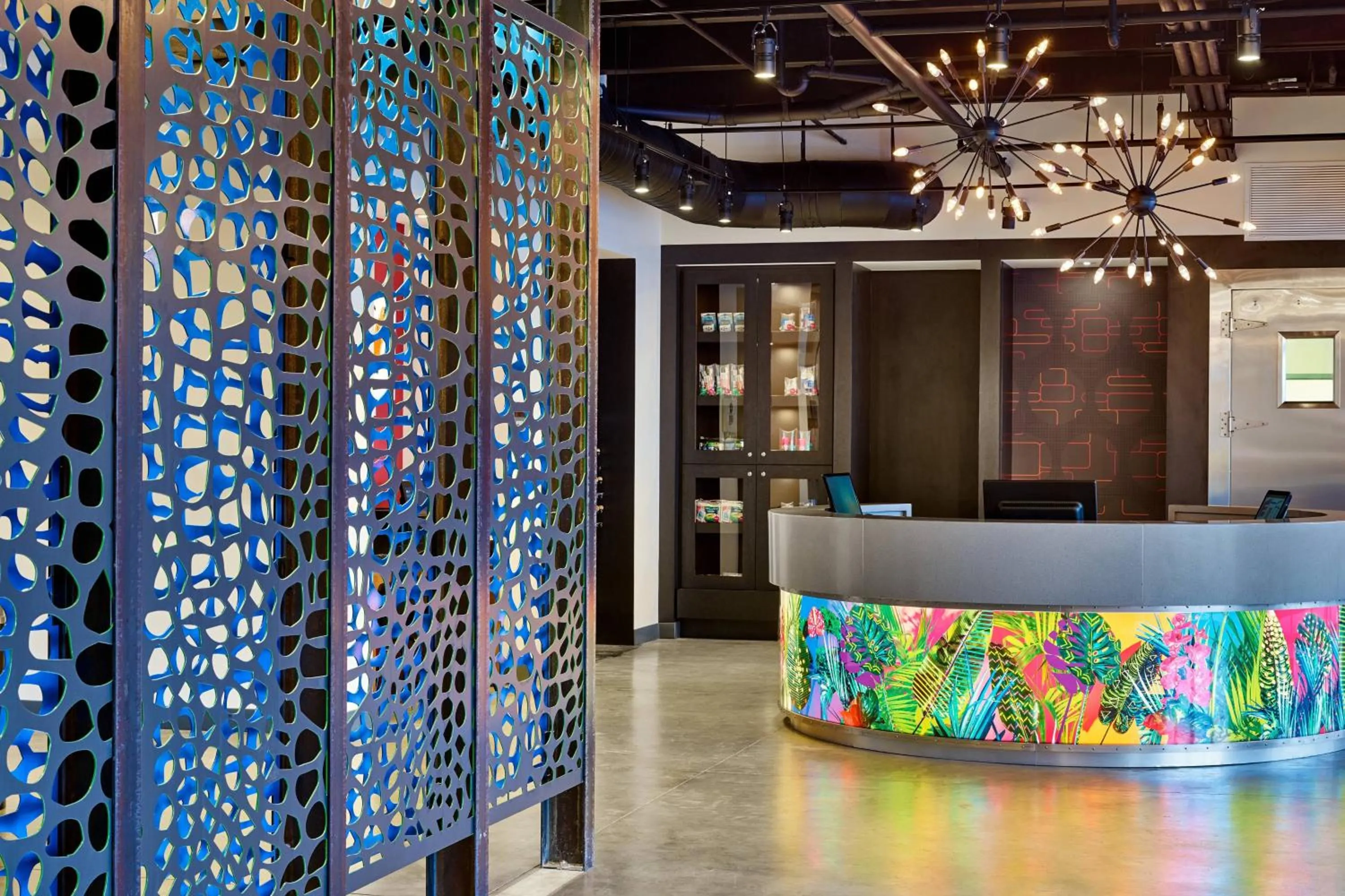 Lobby or reception in Aloft Miami Airport