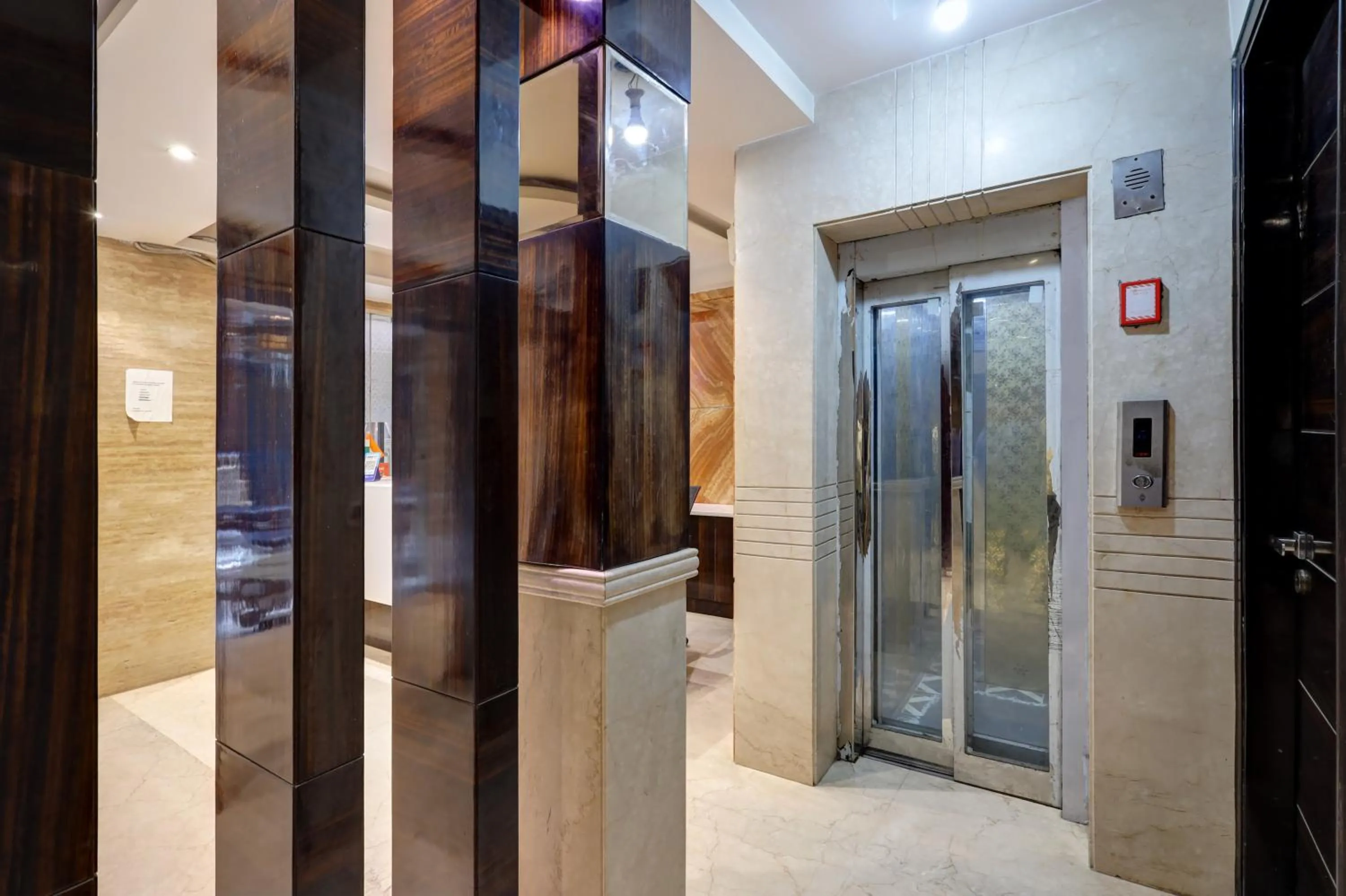 elevator in Hotel Tashkent Palace - Walk in from New Delhi Station & Metro Station