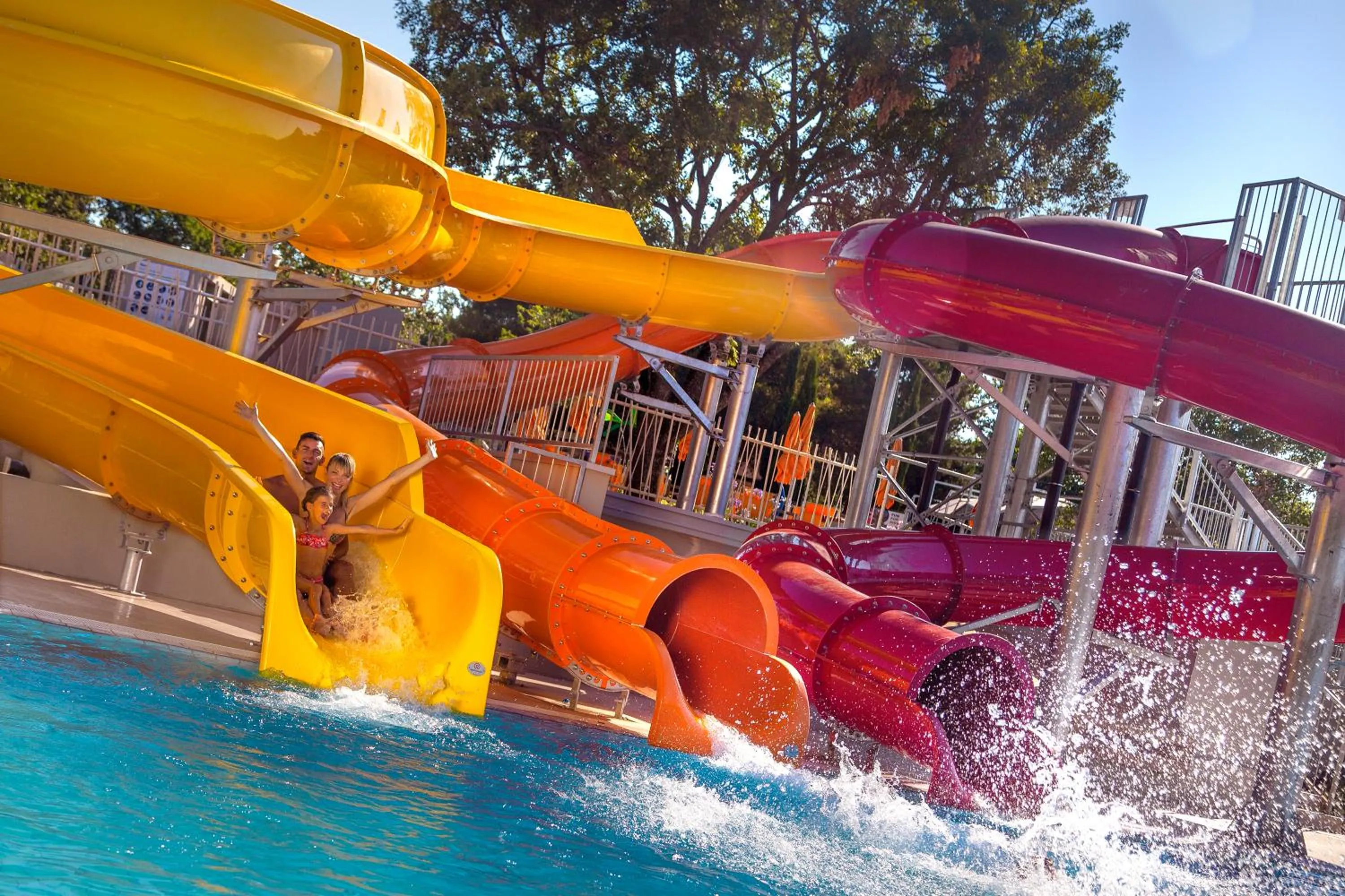 Aqua park in Mobilhome Victoria Camping Lanterna