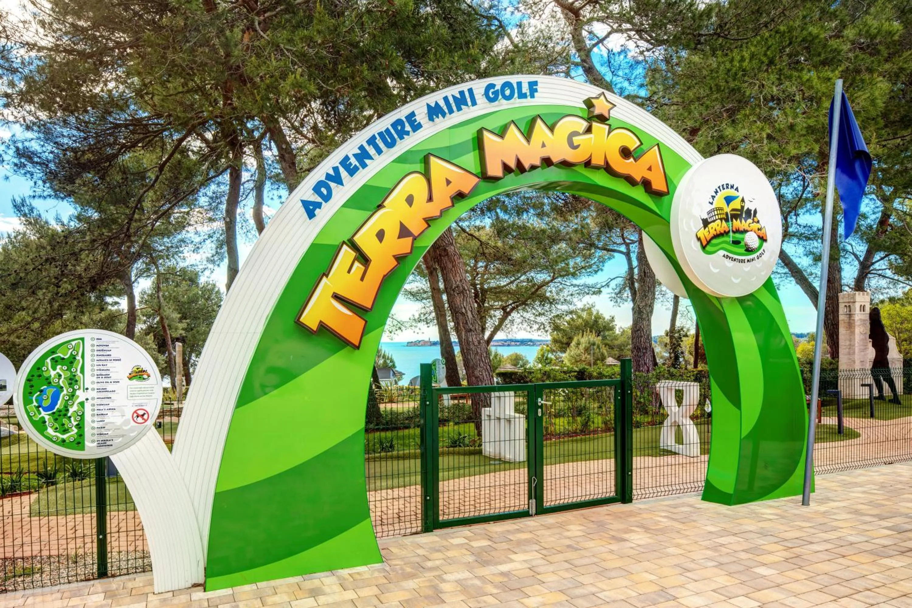 Minigolf in Mobilhome Victoria Camping Lanterna