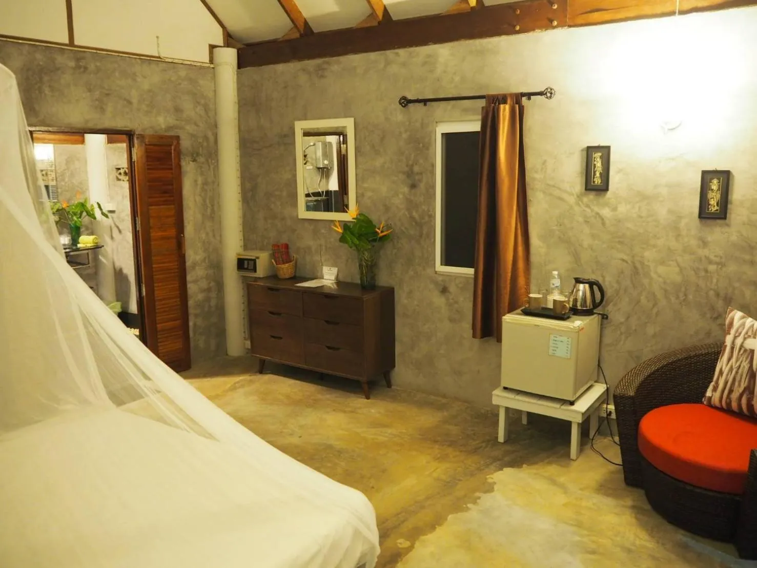 Bedroom, Bed in Oon Lee Bungalows