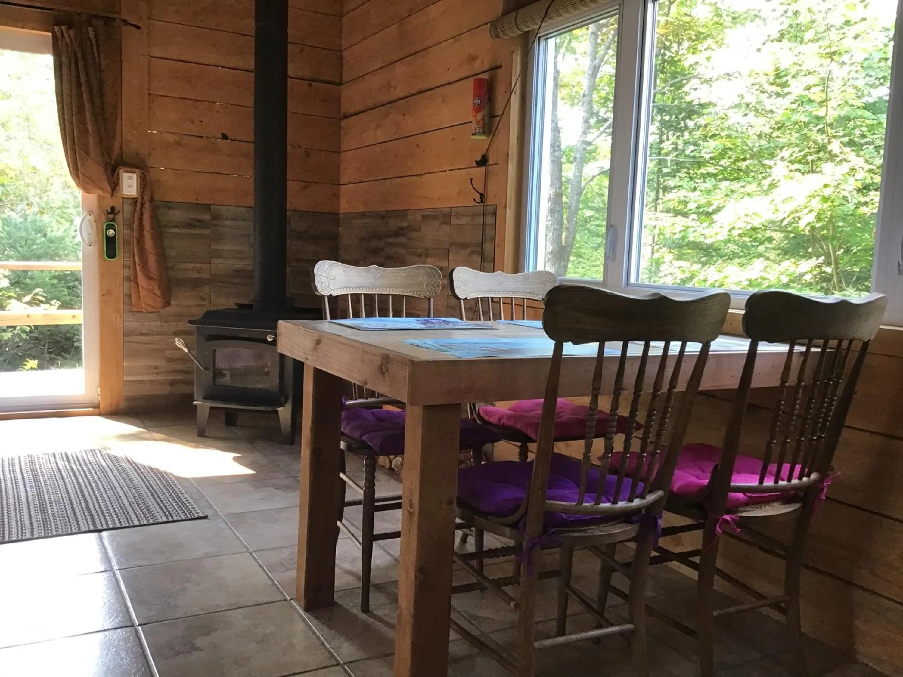 Living room in Loft Nature Laurentides