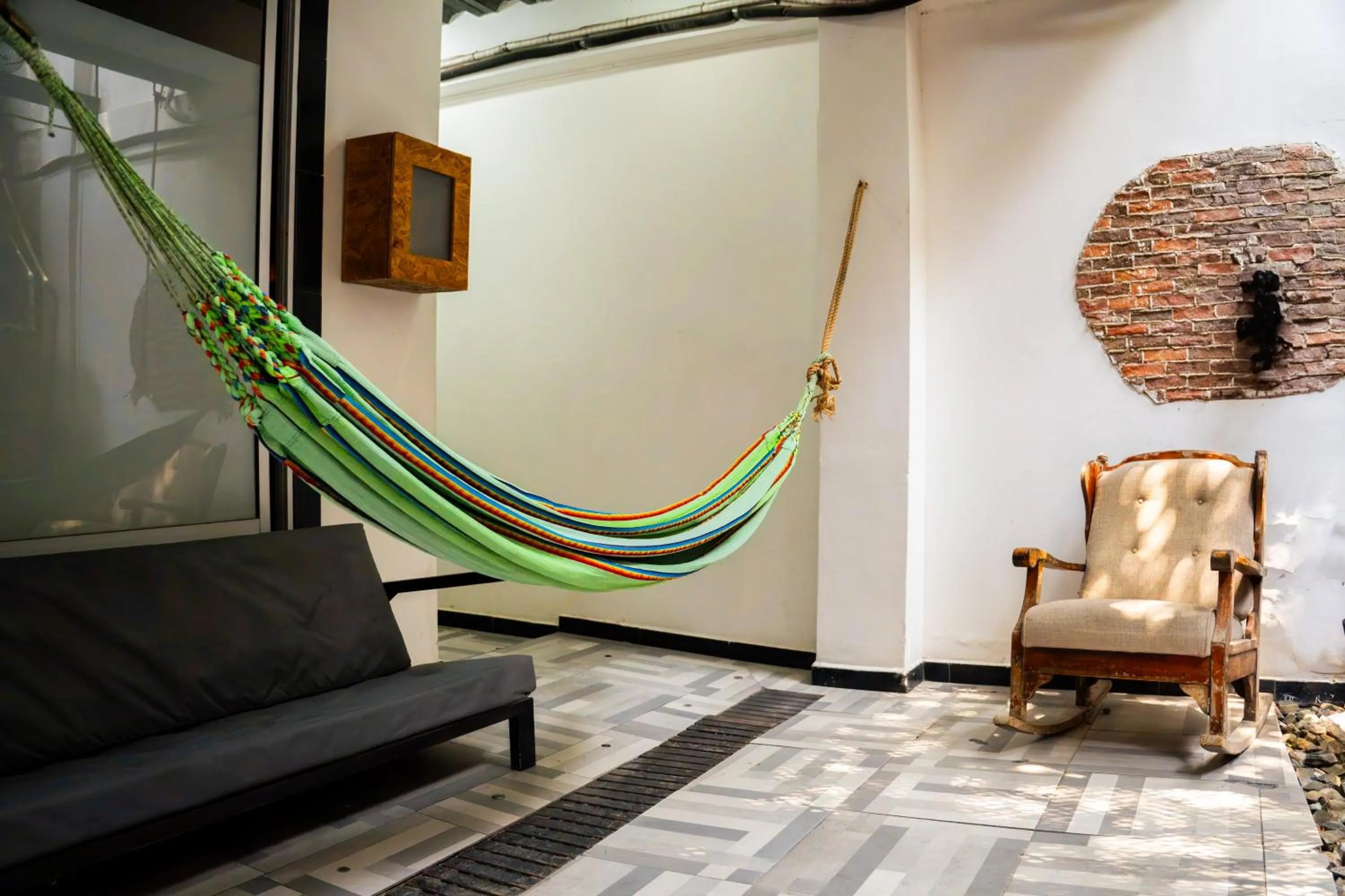 Seating area in Hotel Family House Rodadero