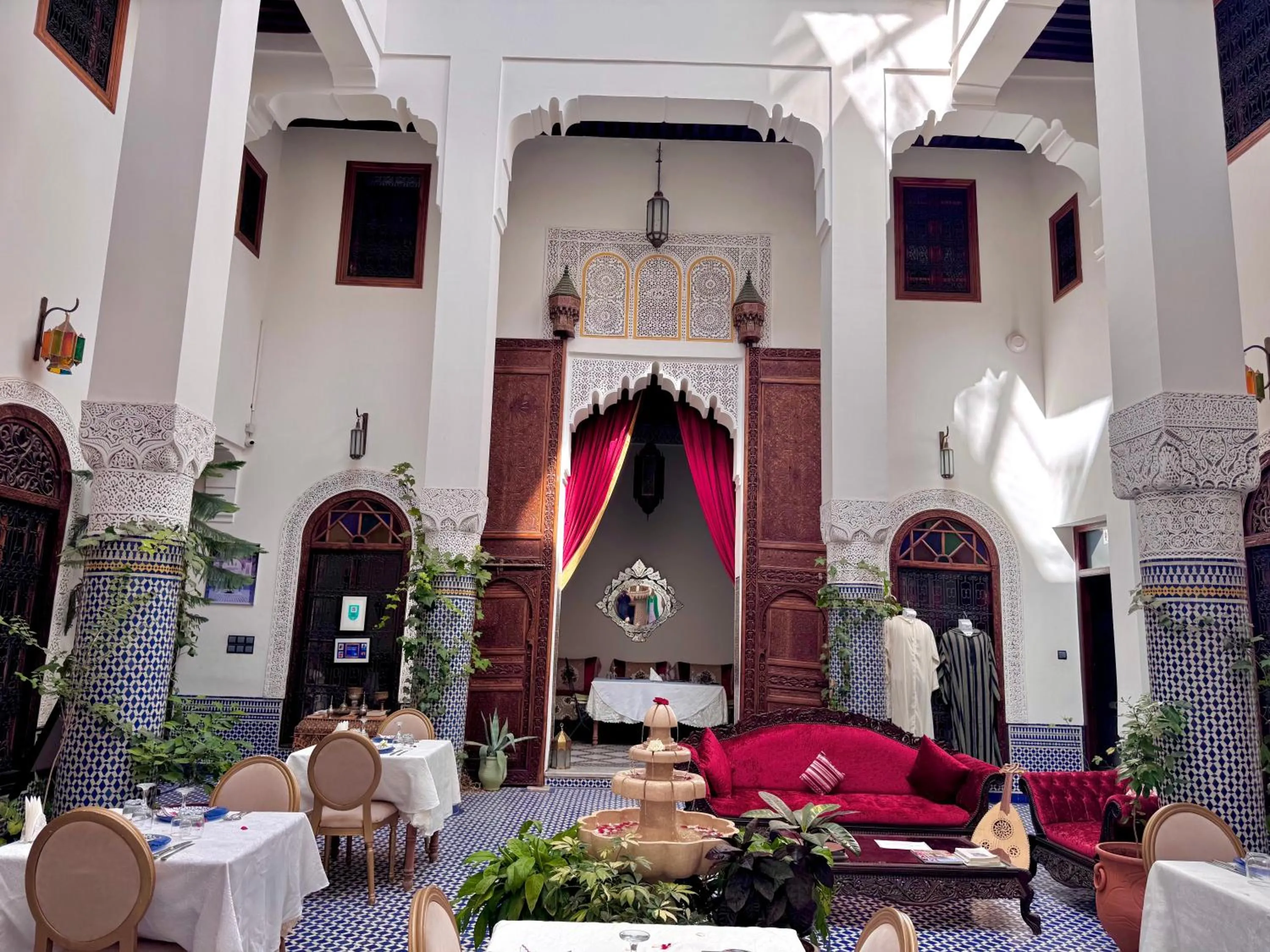 Lobby or reception in Palais Nazha Fes - Luxury Lodging