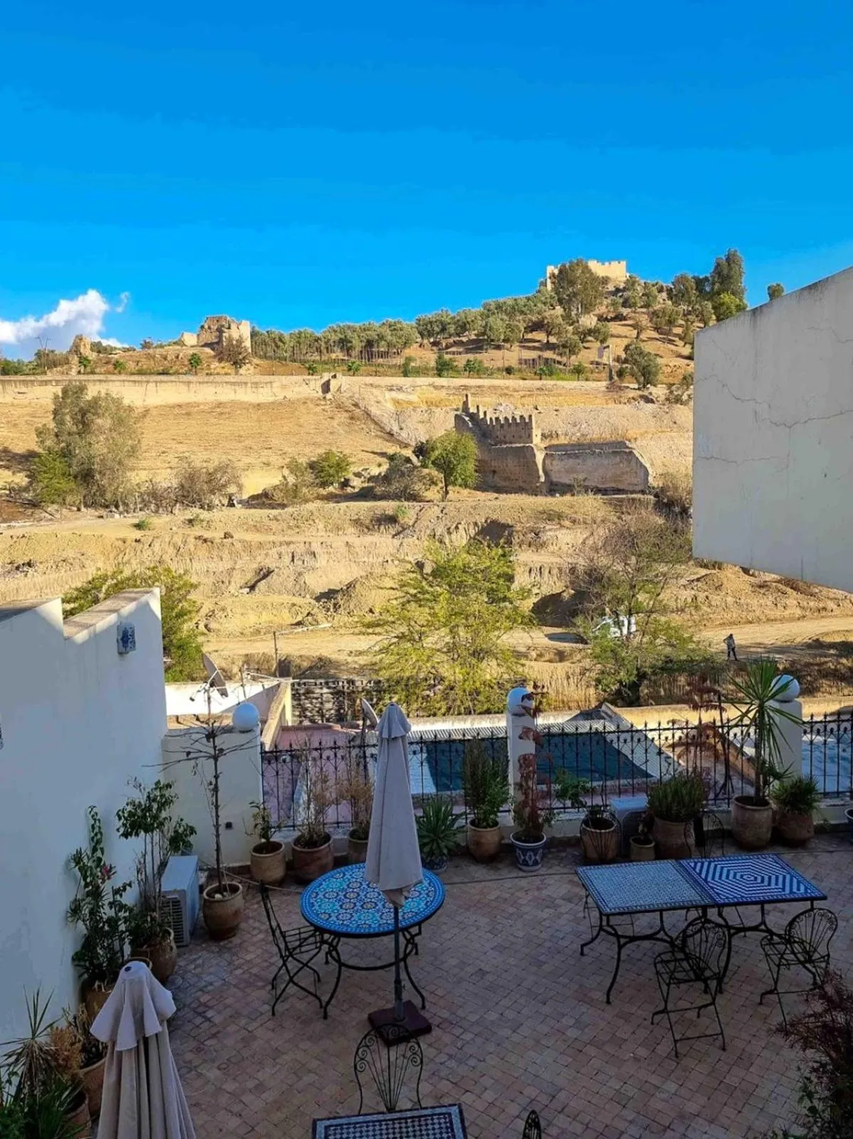 Patio in Palais Nazha Fes - Luxury Lodging