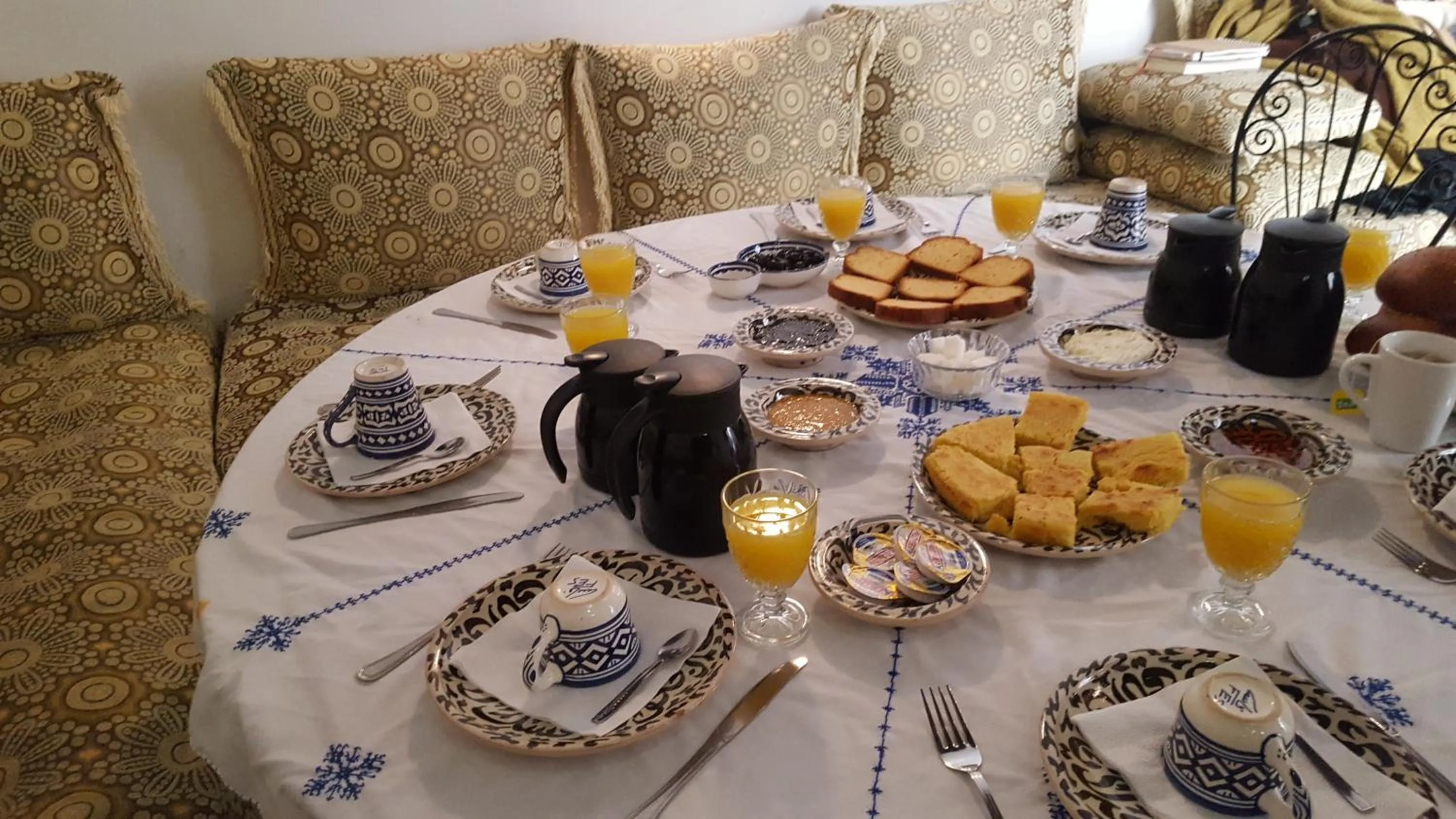 Food in Palais Nazha Fes - Luxury Lodging