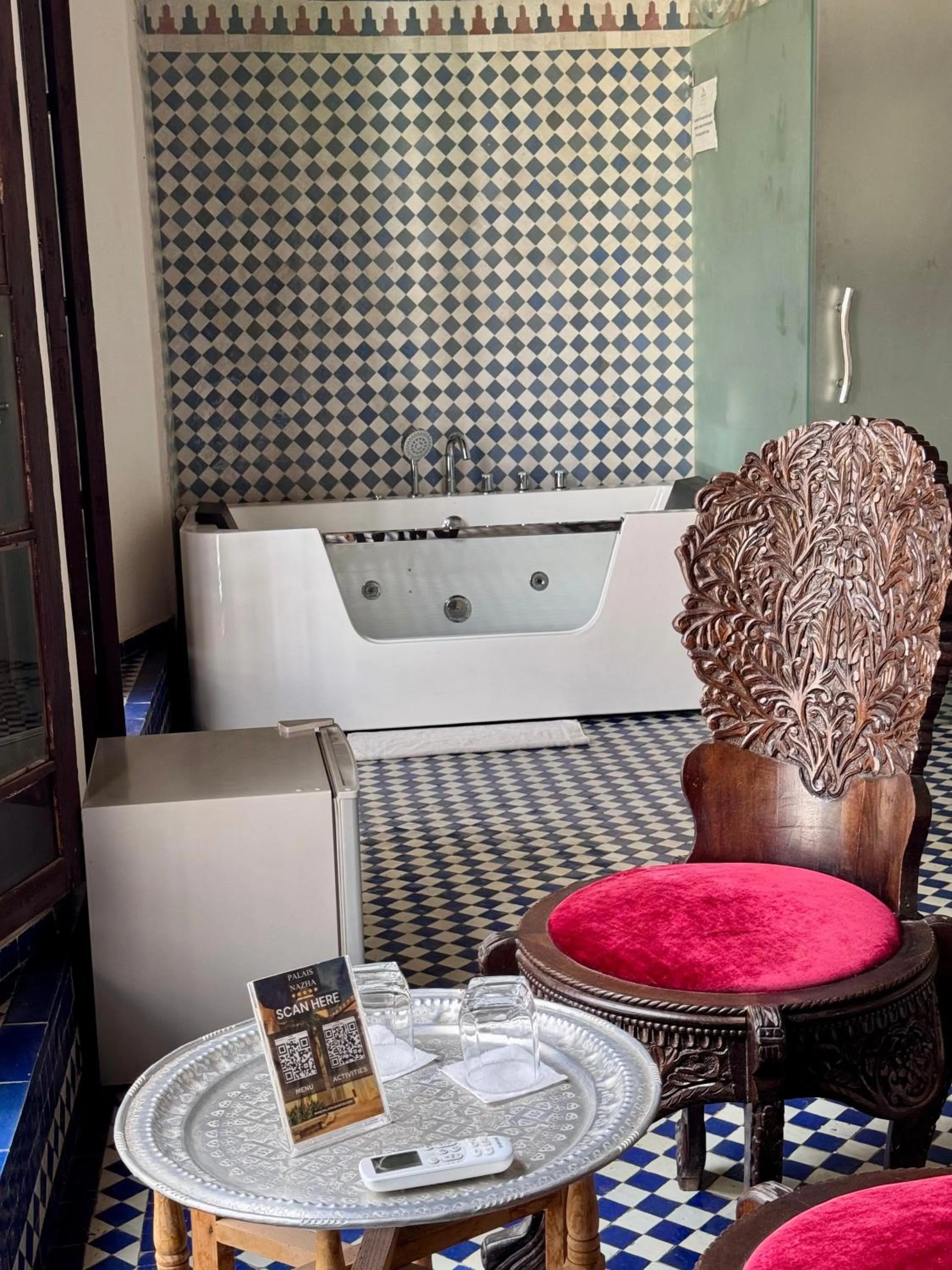 Bedroom in Palais Nazha Fes - Luxury Lodging