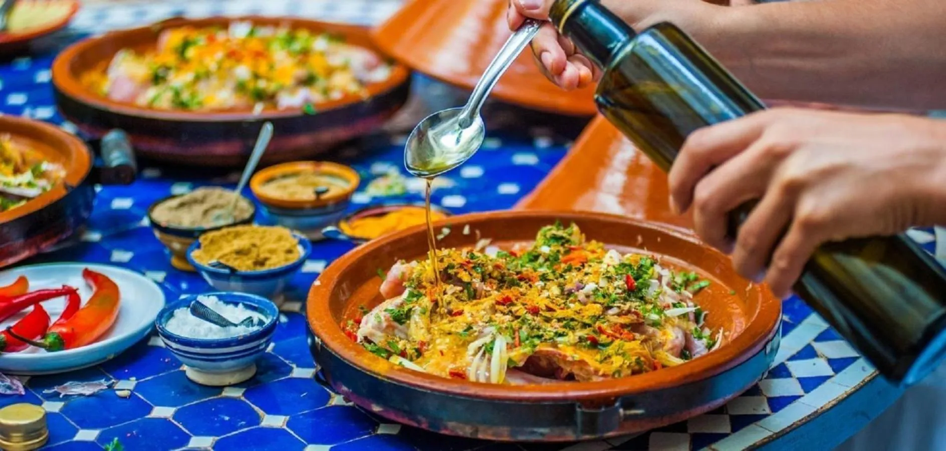 Kitchen or kitchenette in Palais Nazha Fes - Luxury Lodging