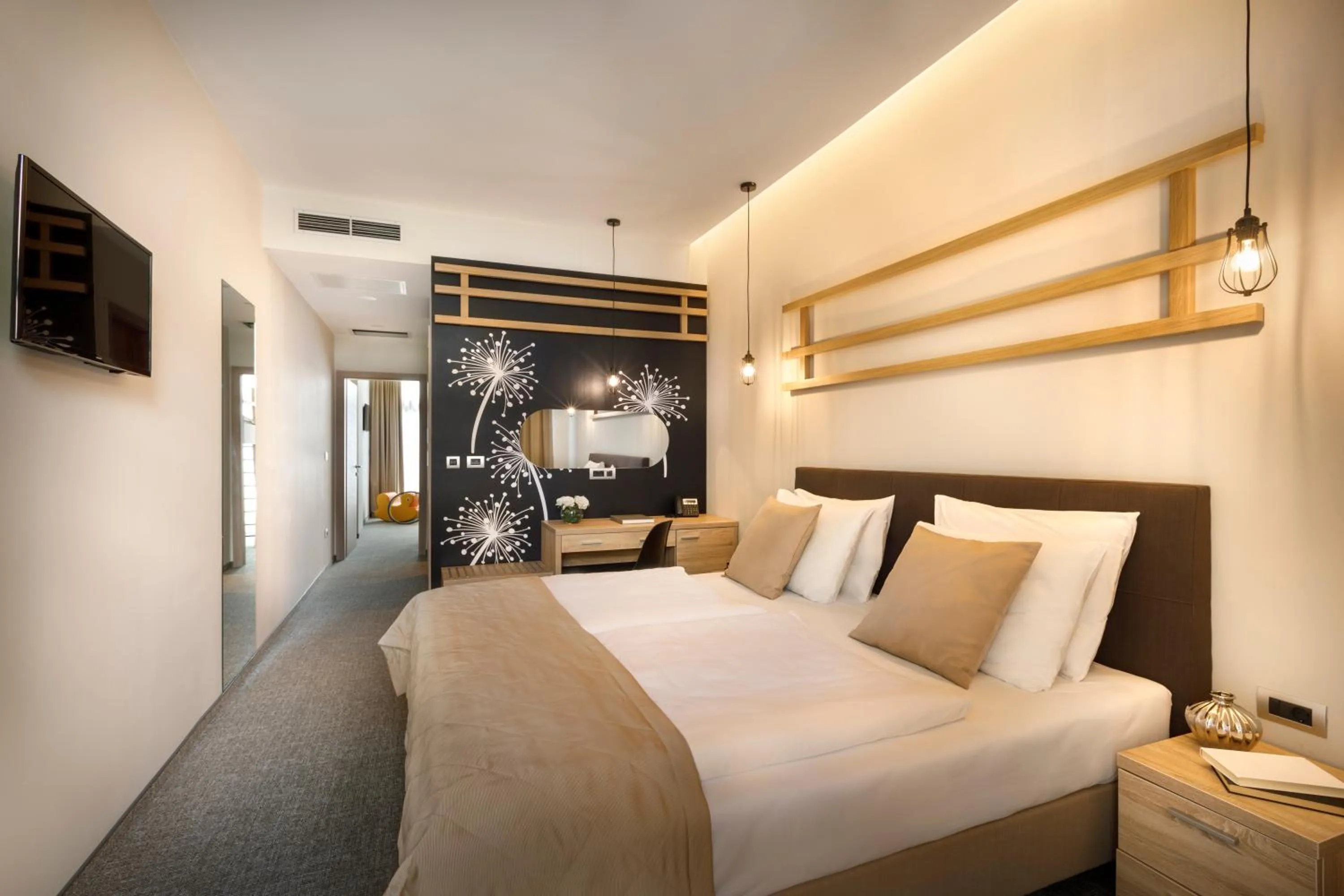 Bedroom, Bed in Hotel Marina - by Liburnia Hotels & Villas
