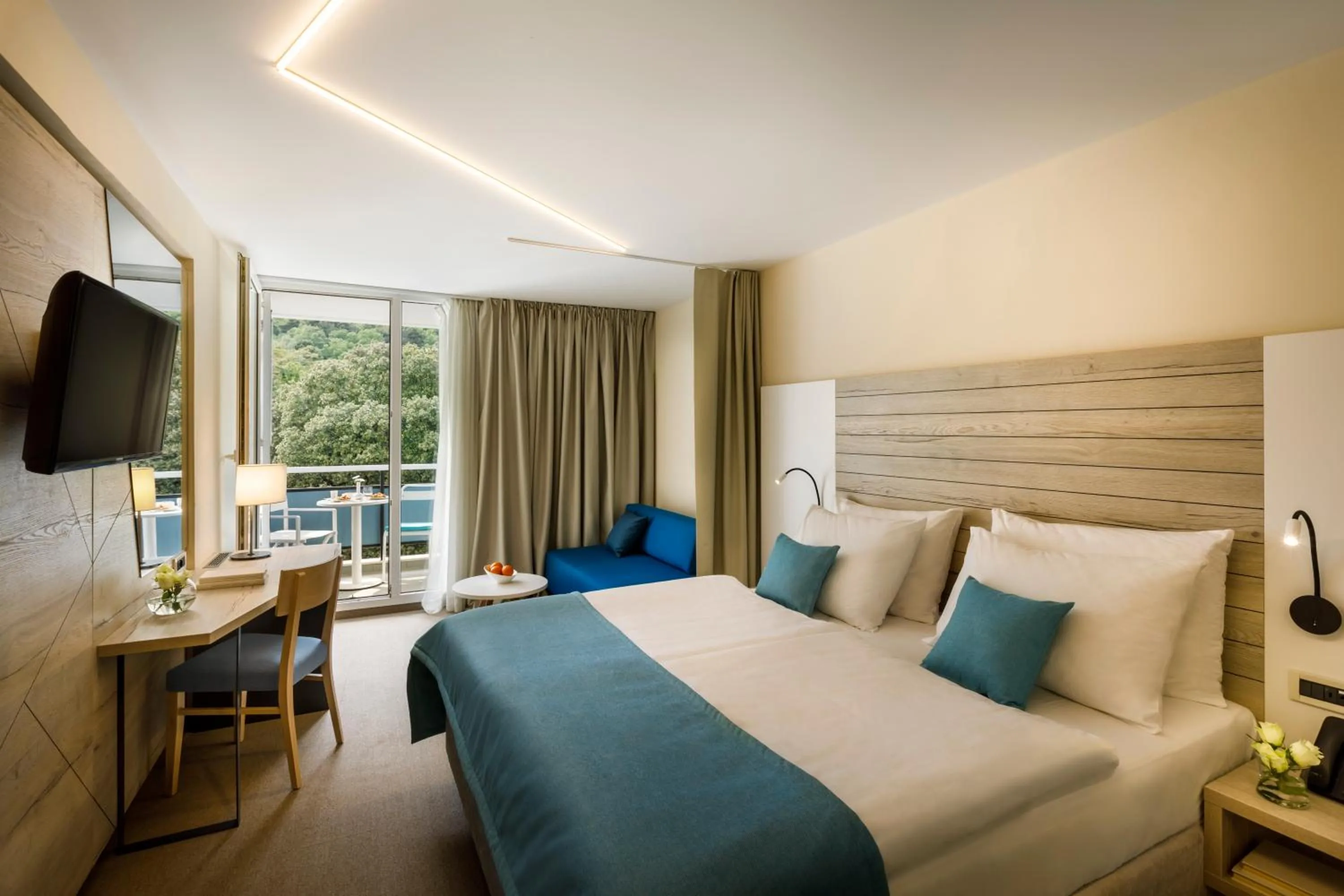 TV and multimedia, Bed in Hotel Marina - by Liburnia Hotels & Villas
