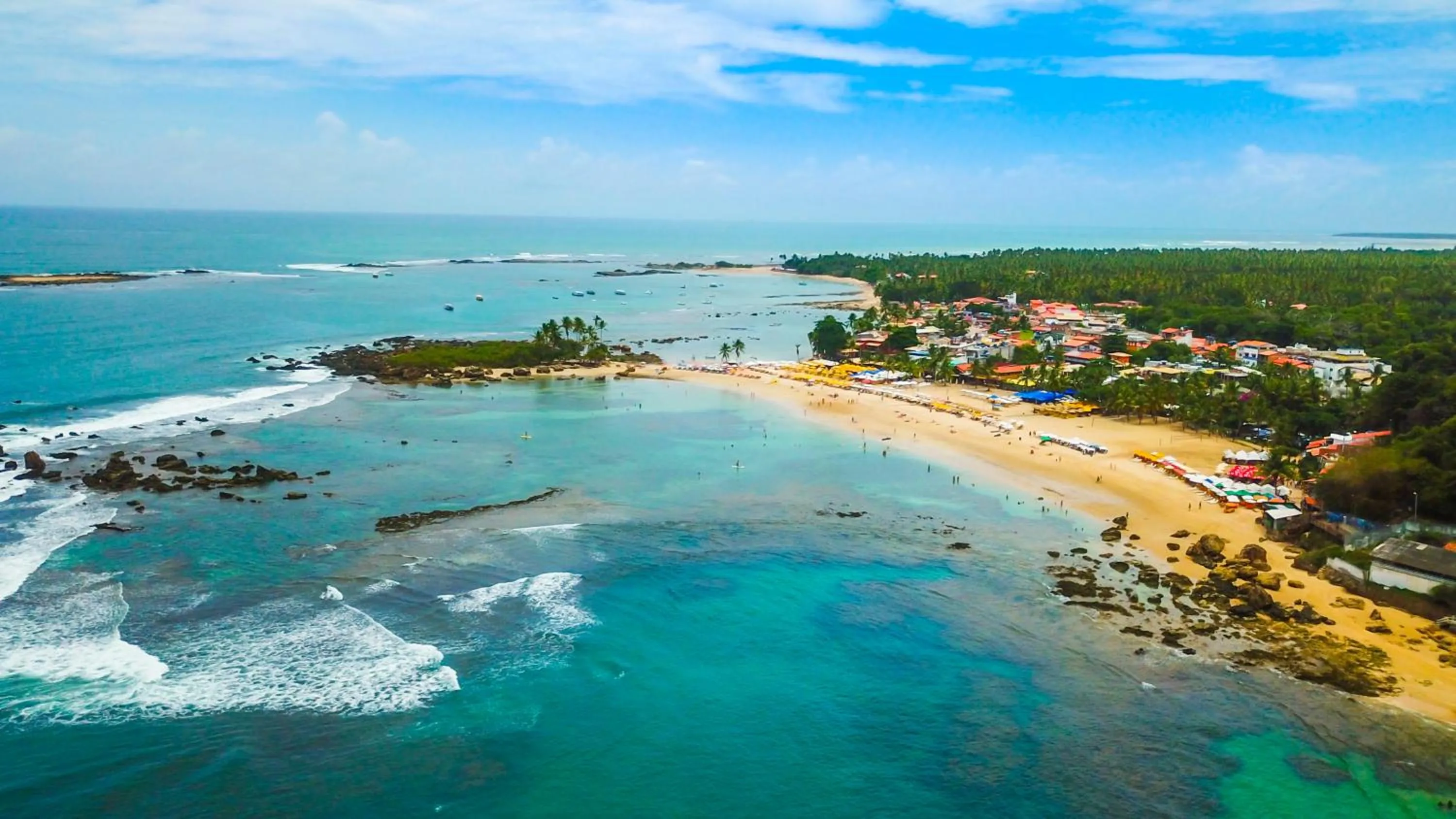 Beach in Pousada Bahia Tambor