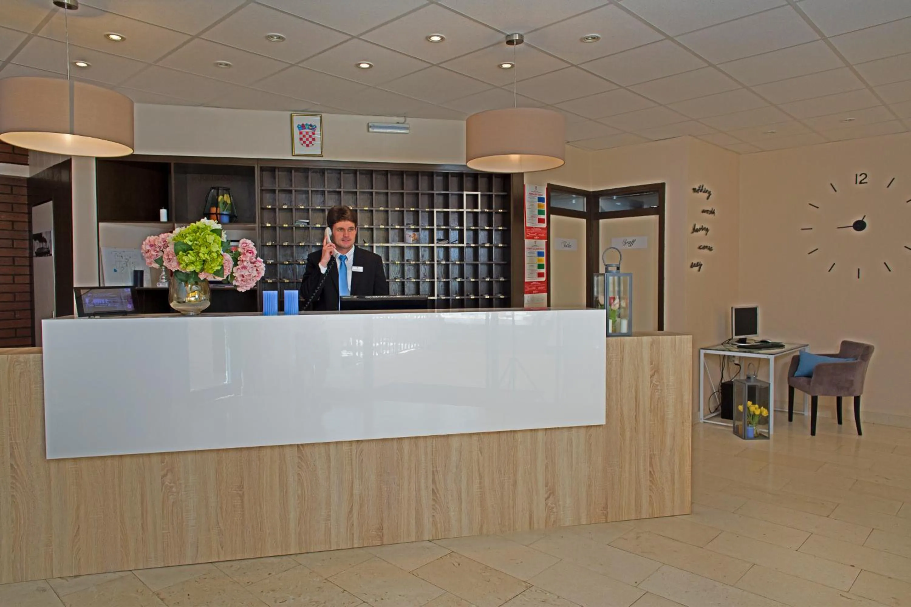 Lobby or reception in Hotel Faraon