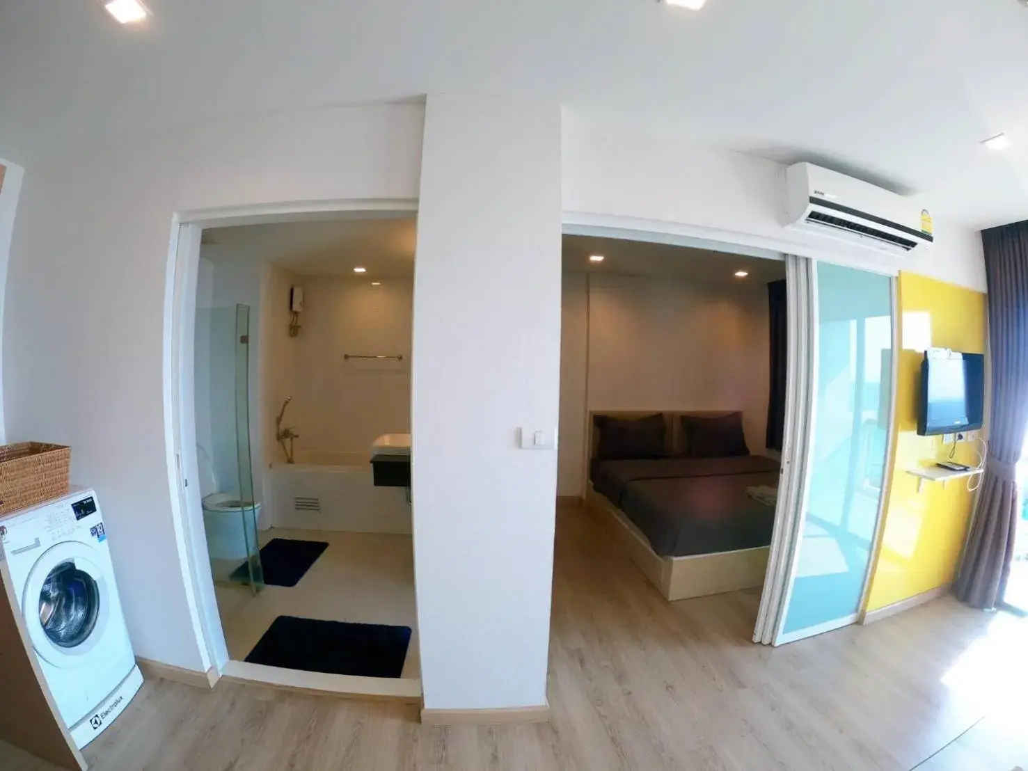 Apartment with Garden View - single occupancy in Sonrisa Srirachaที่พักติดทะเล Apartment with Garden View - single occupancy in Sonrisa Srirachaที่พักติดทะเล