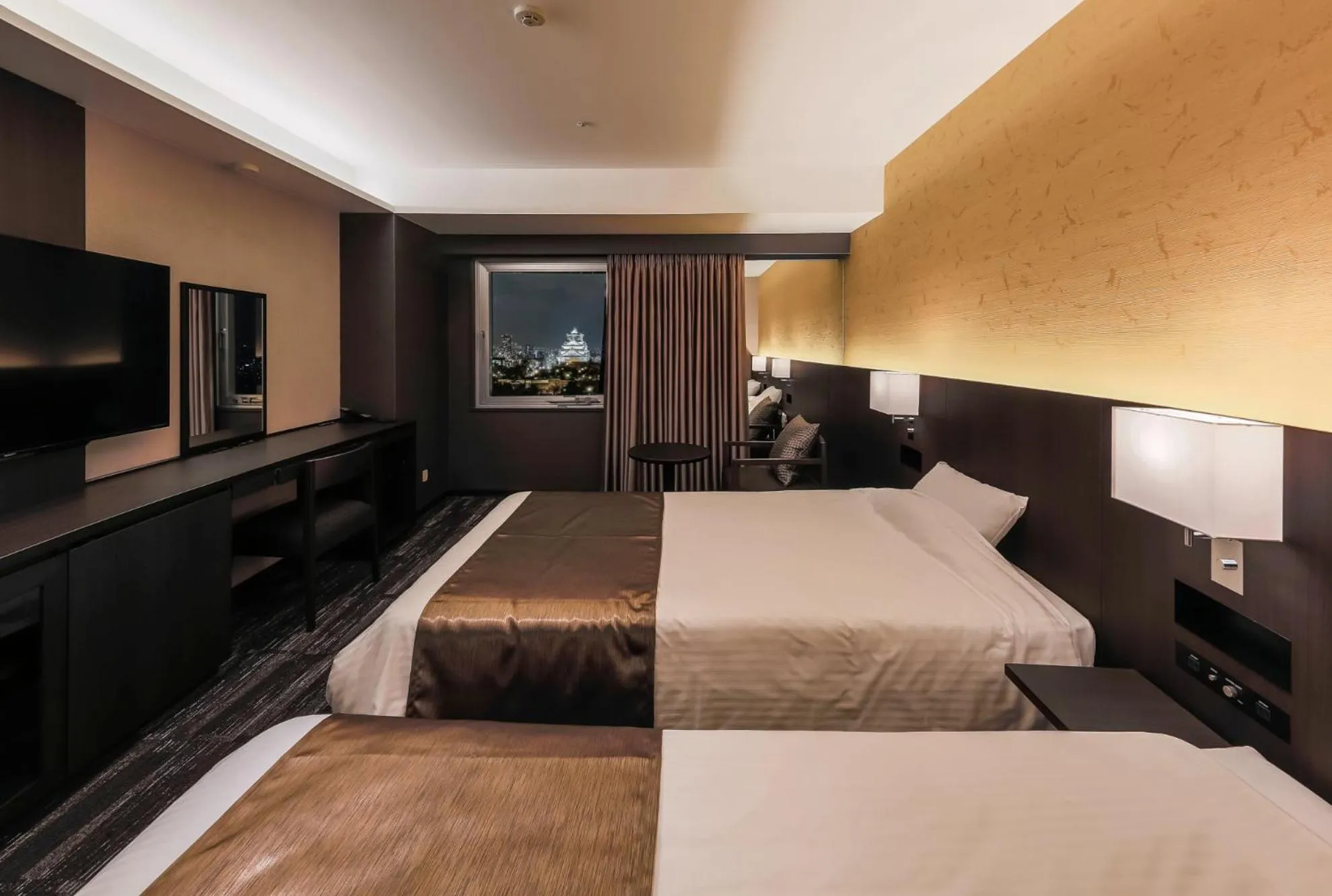 Bed in KKR Hotel Osaka