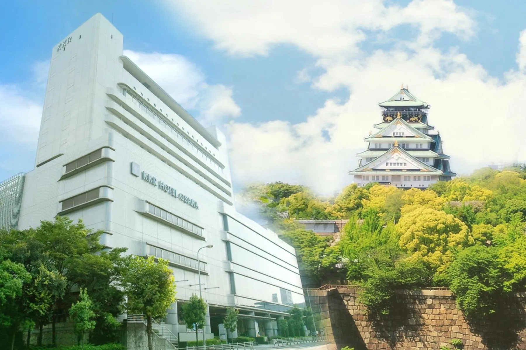 Property building in KKR Hotel Osaka