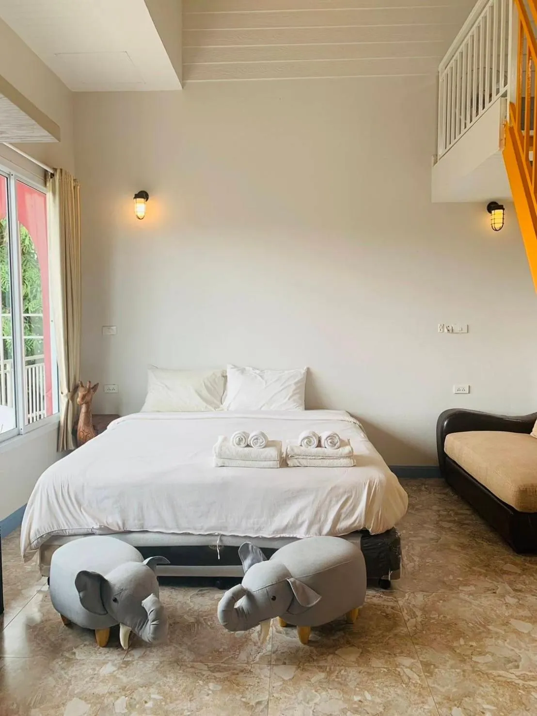 Bed in Na Na Doo Homestay