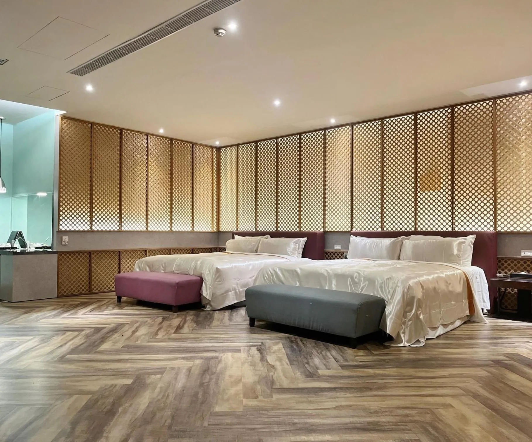 Bed in Moonlight Motel