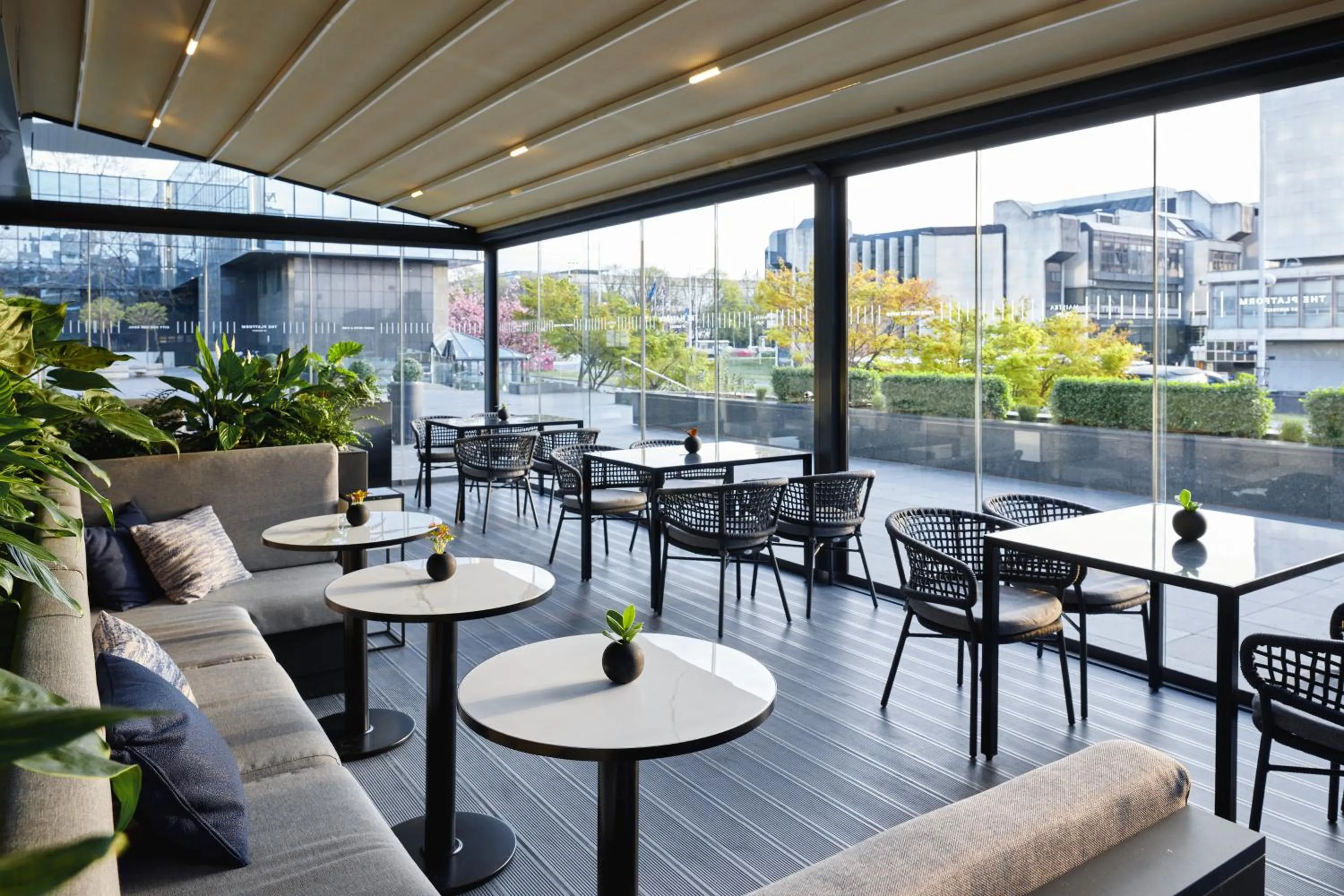 Balcony/Terrace in Hotel International by Maistra City Vibes