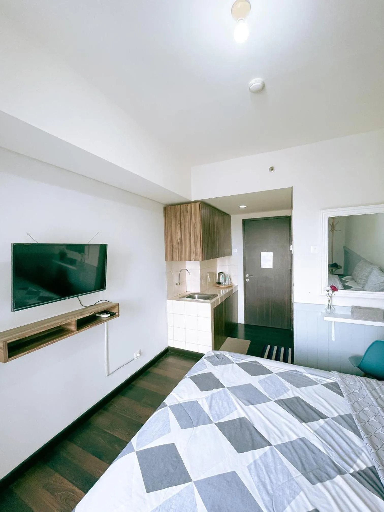 Bed in The Satu Stay - Apartemen SGV