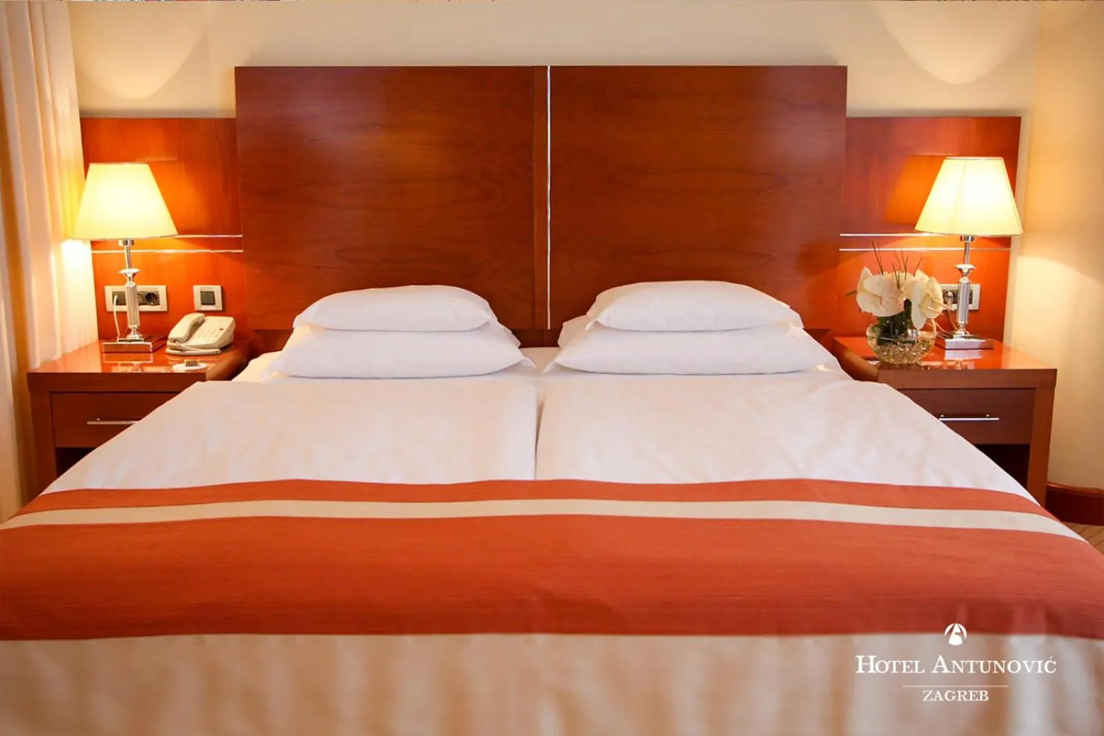 Bedroom, Bed in Hotel Antunovic Zagreb