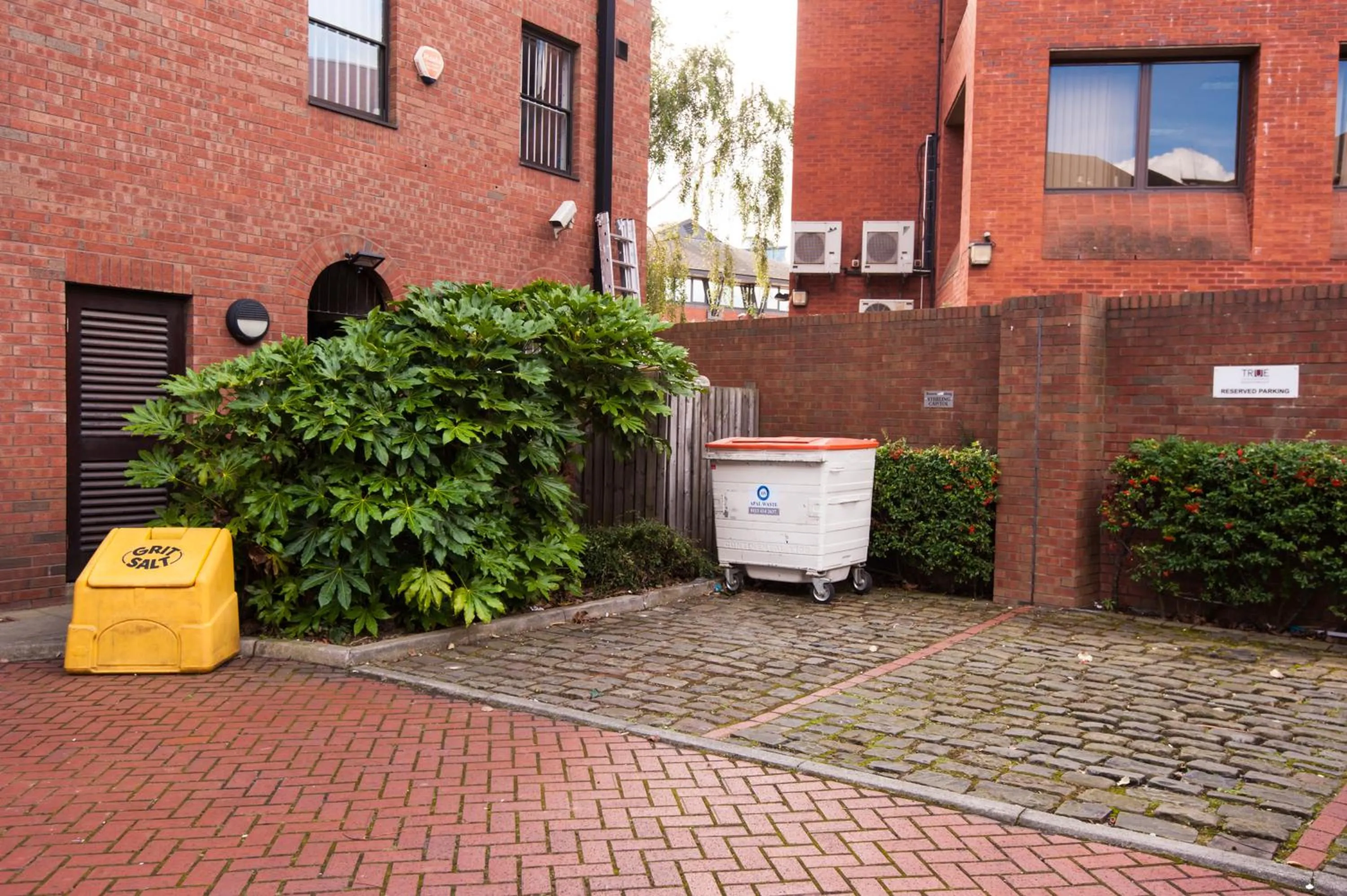 Garden view in Russell Scott Backpackers Hostel